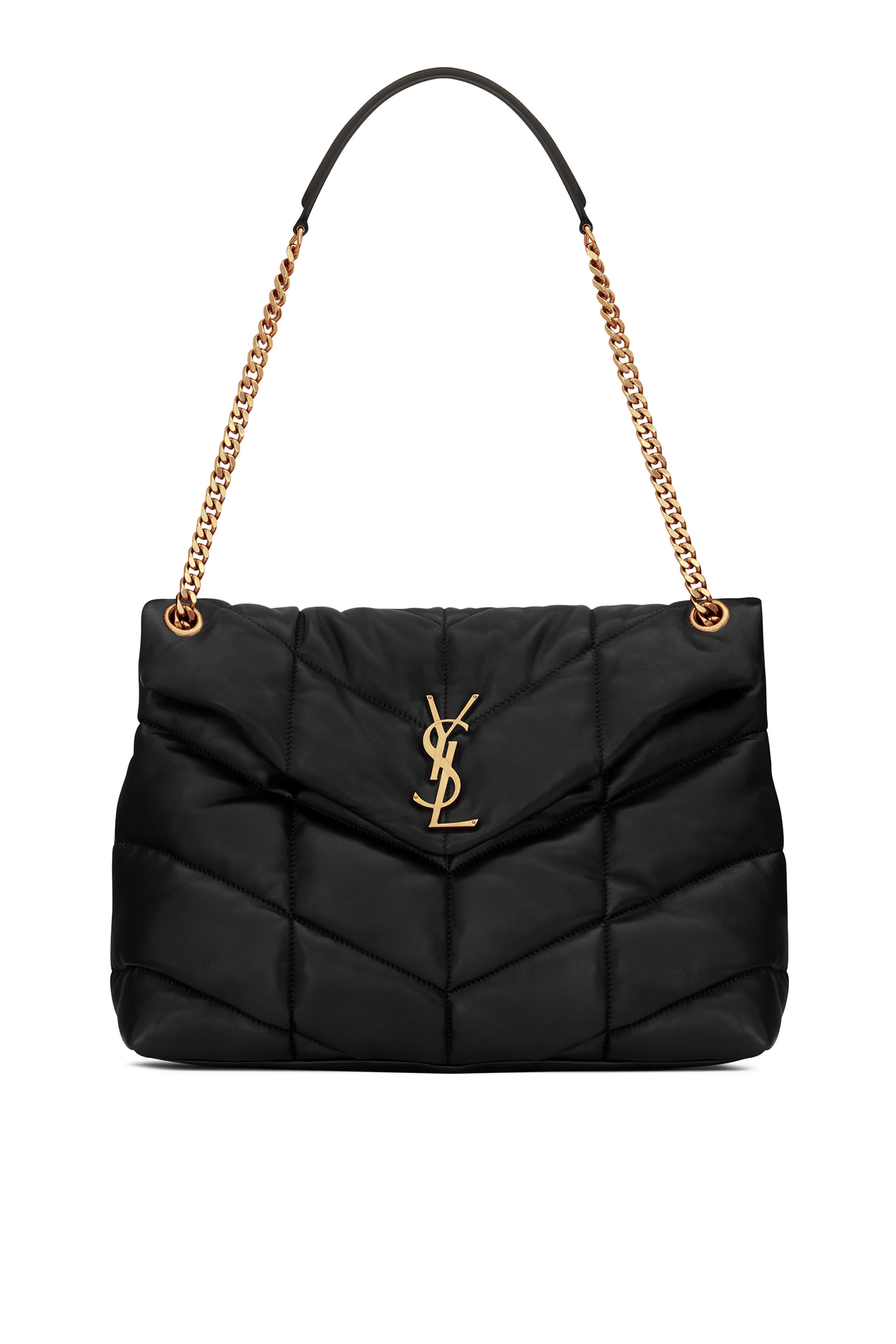 Puffer Medium Bag in Lambskin