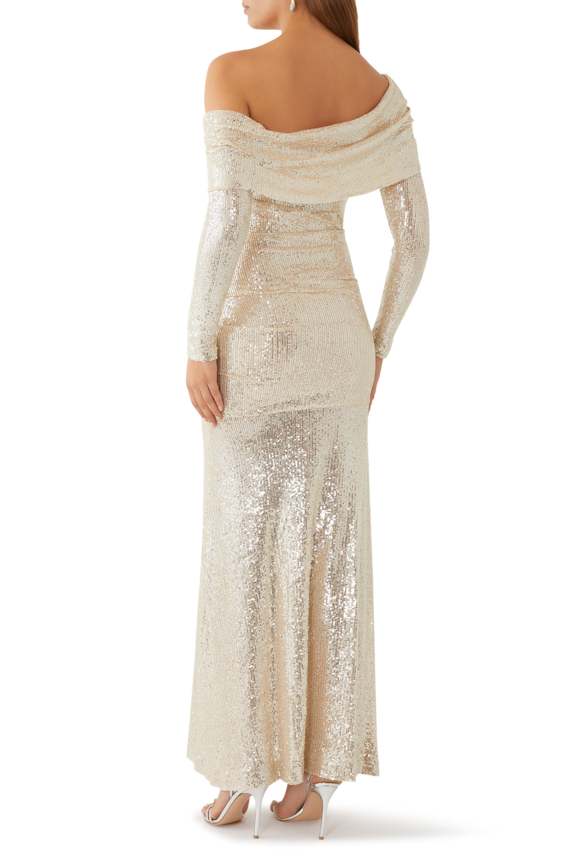 Nova One-Shoulder Ankle Gown