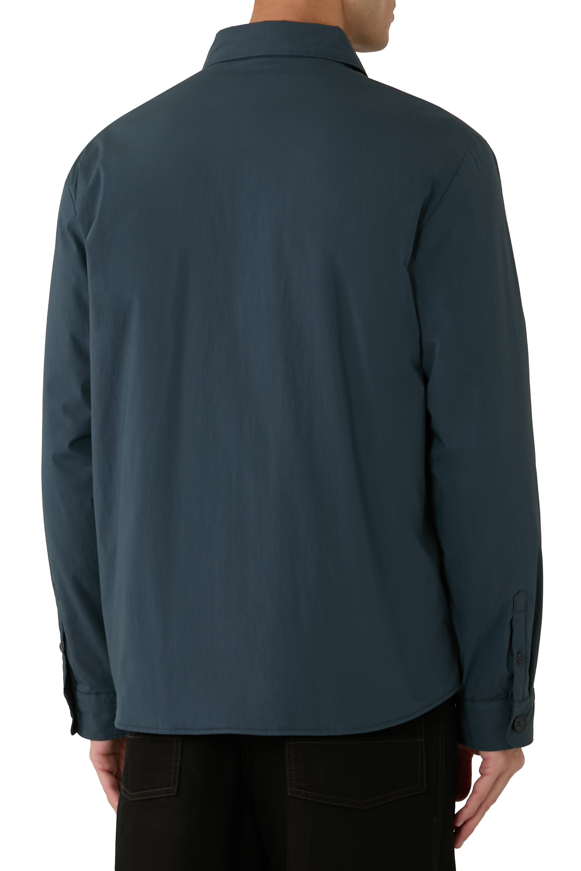 Insulated Tech-Cotton Shirt Jacket