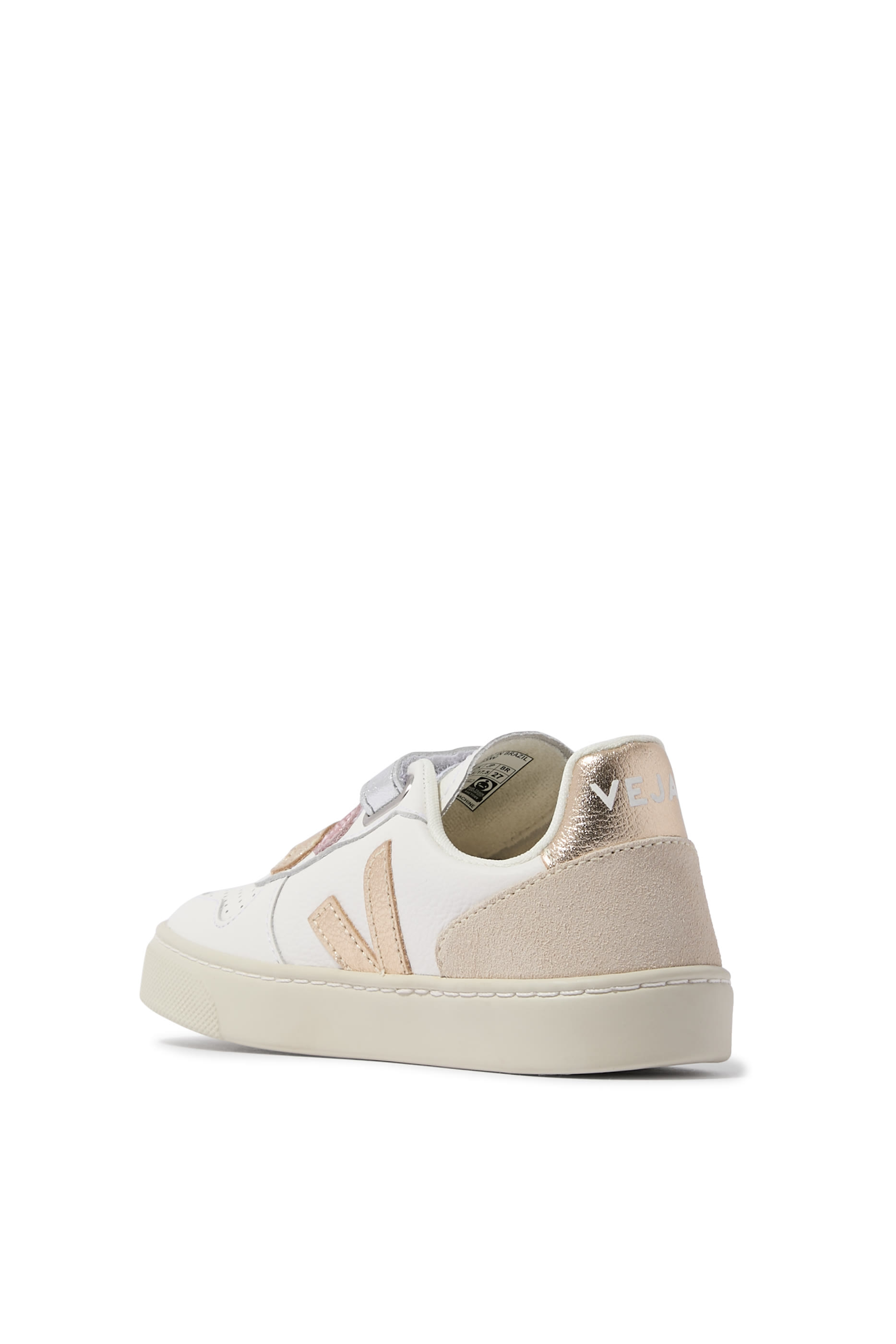 Kids  V-10 Leather Sneakers