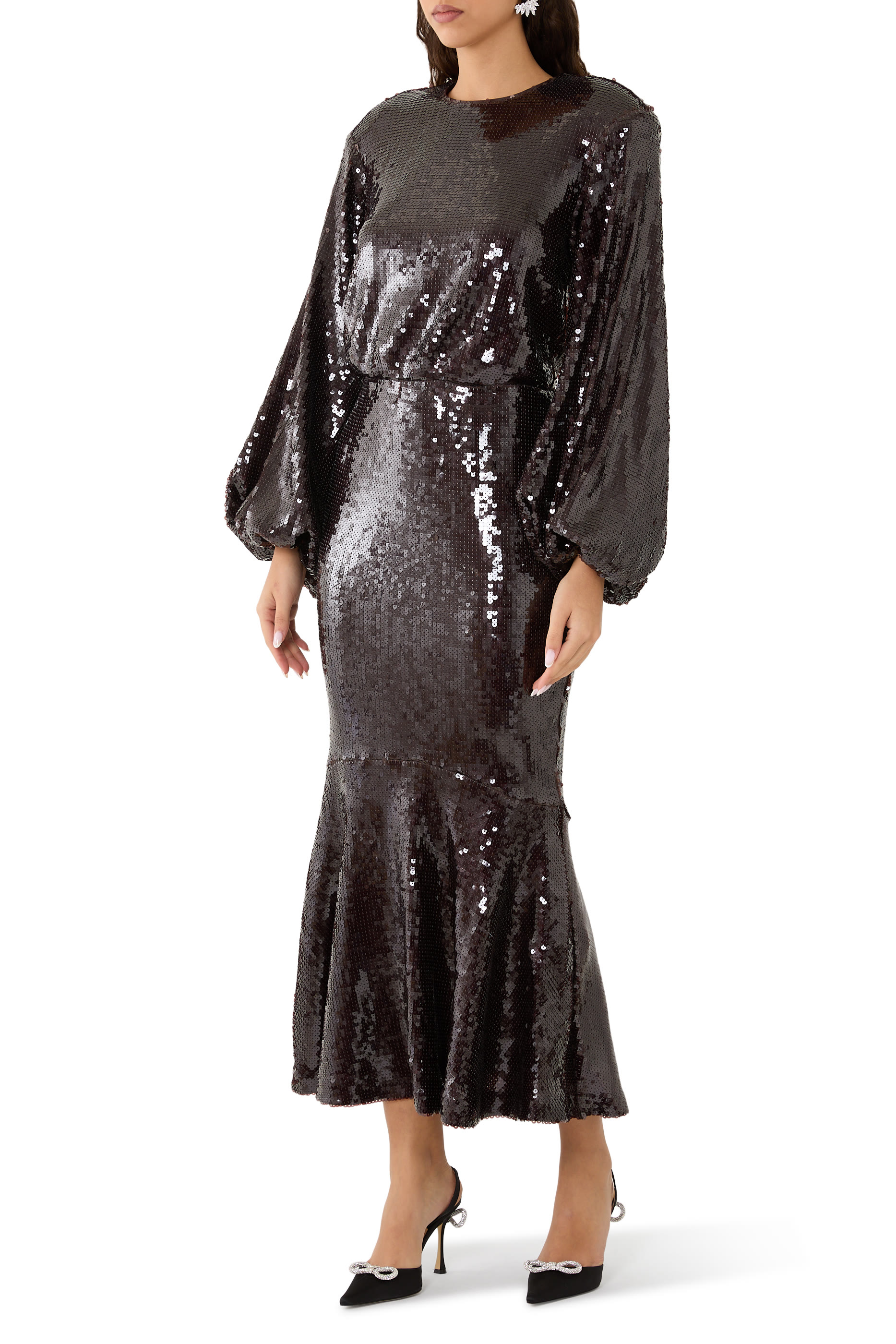 Sequined Maxi Dress