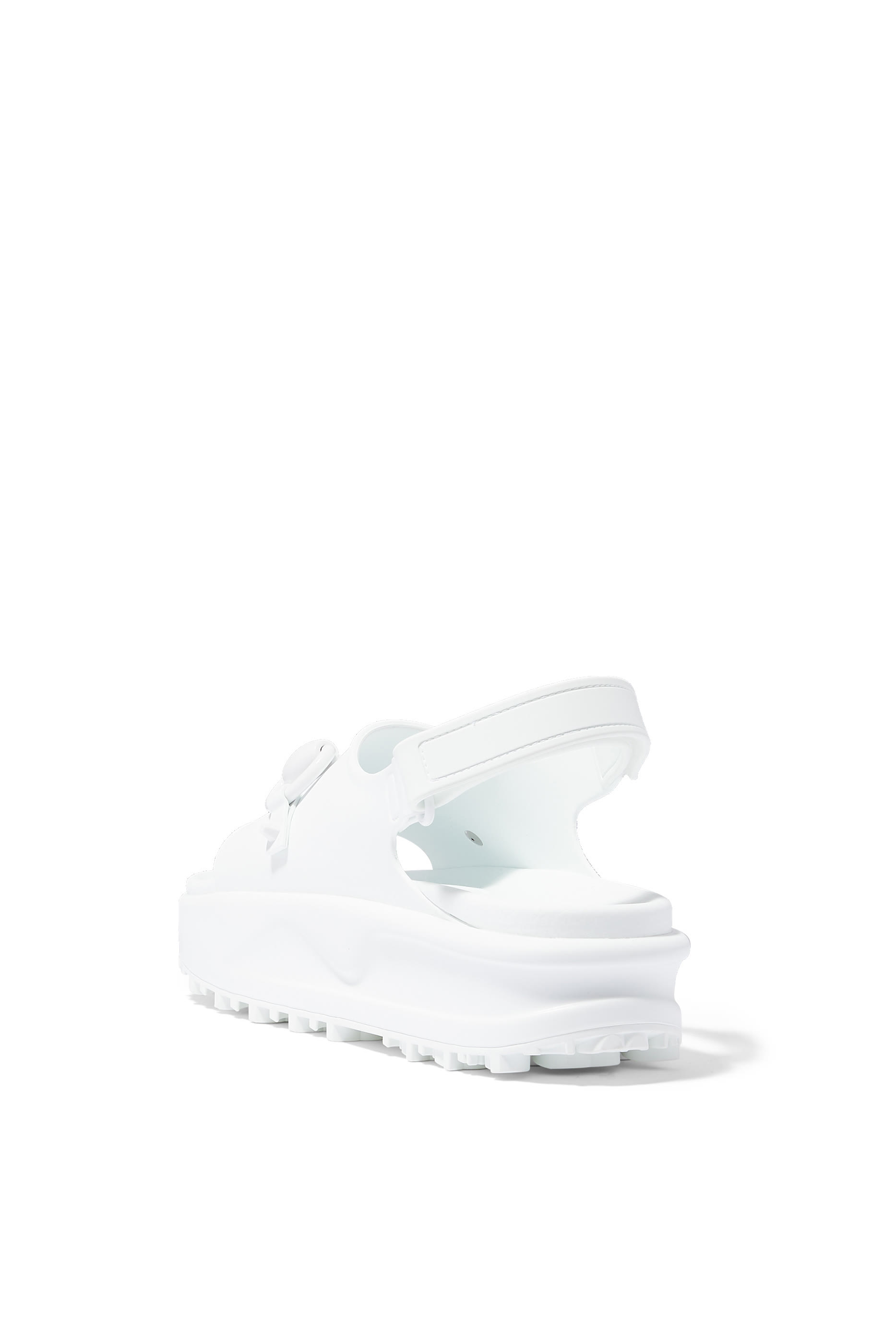 Horsebit Rubber Flatform Sandals