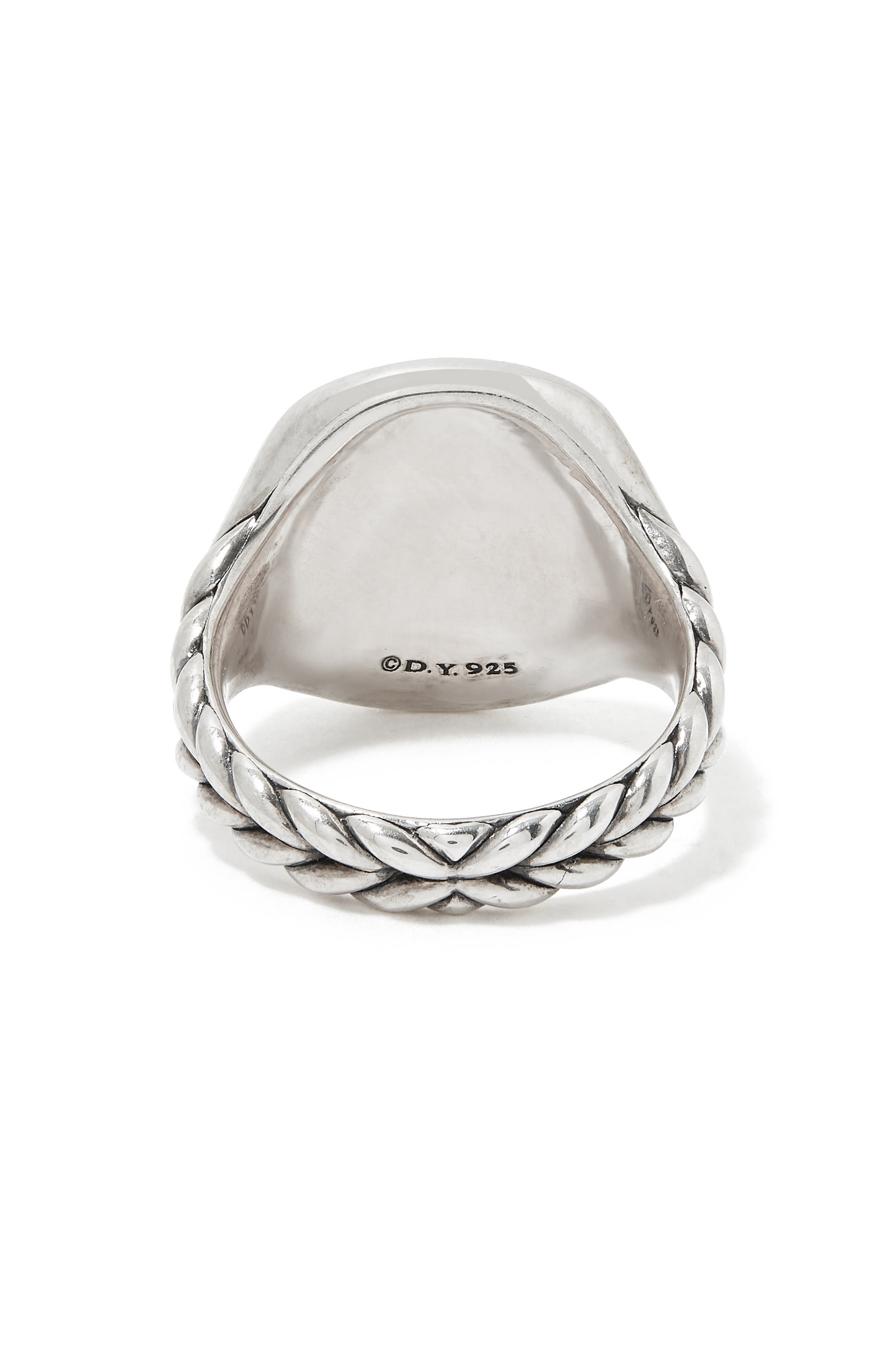 H Initial Diamond Pinky Ring