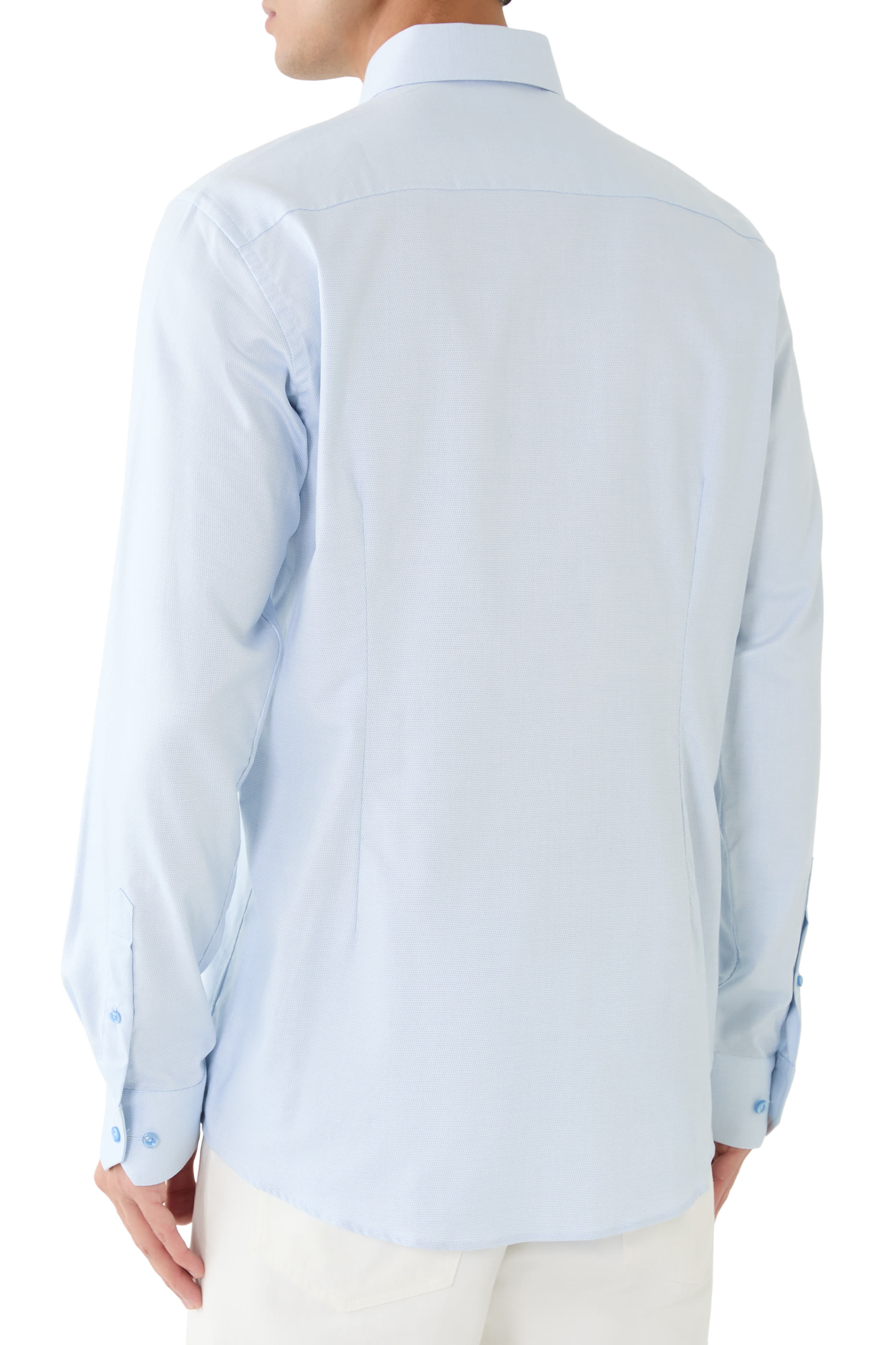 Semi Solid Cotton TENCEL&trade; Lyocell Shirt 
