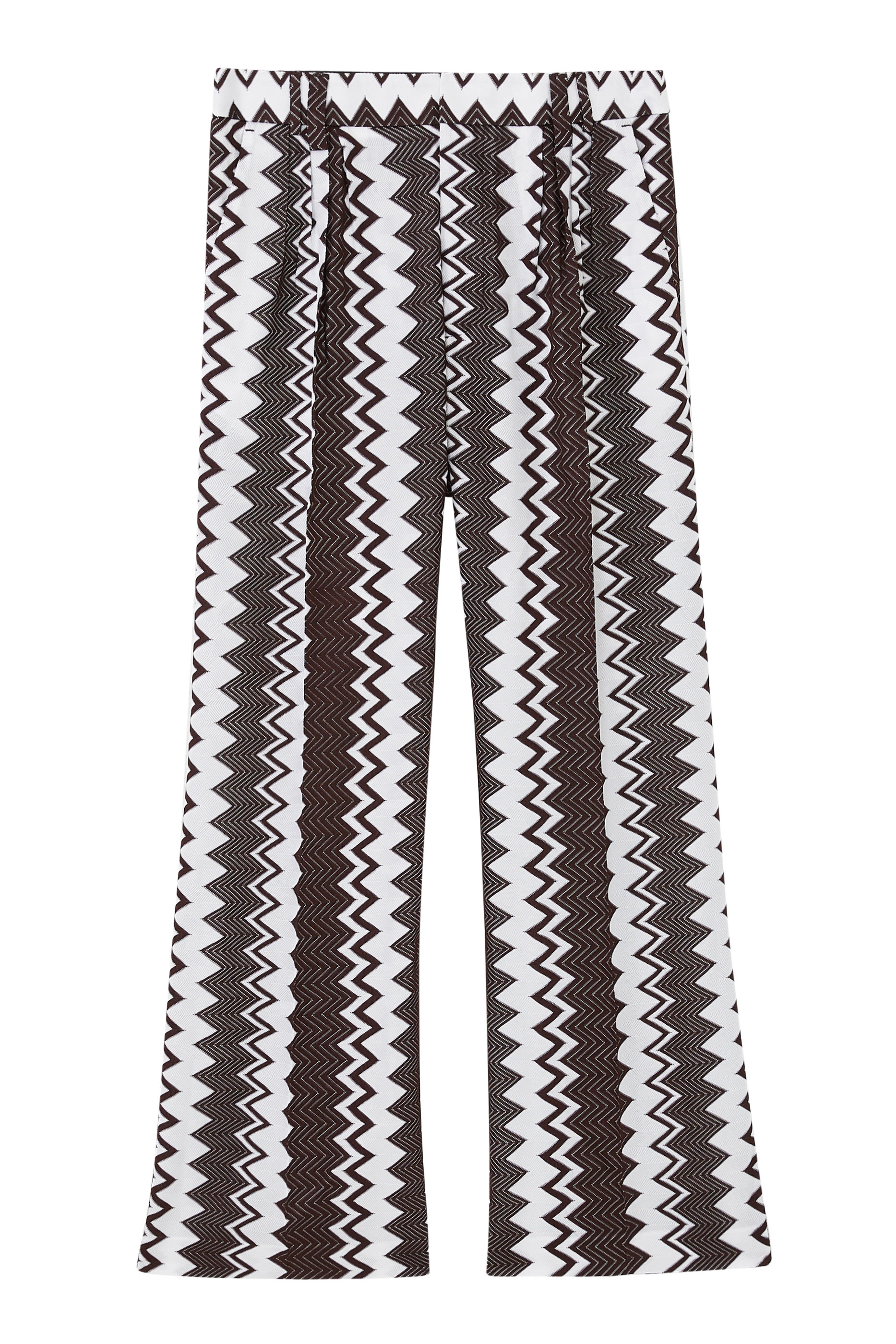 Zigzag Raschel Wide Pants