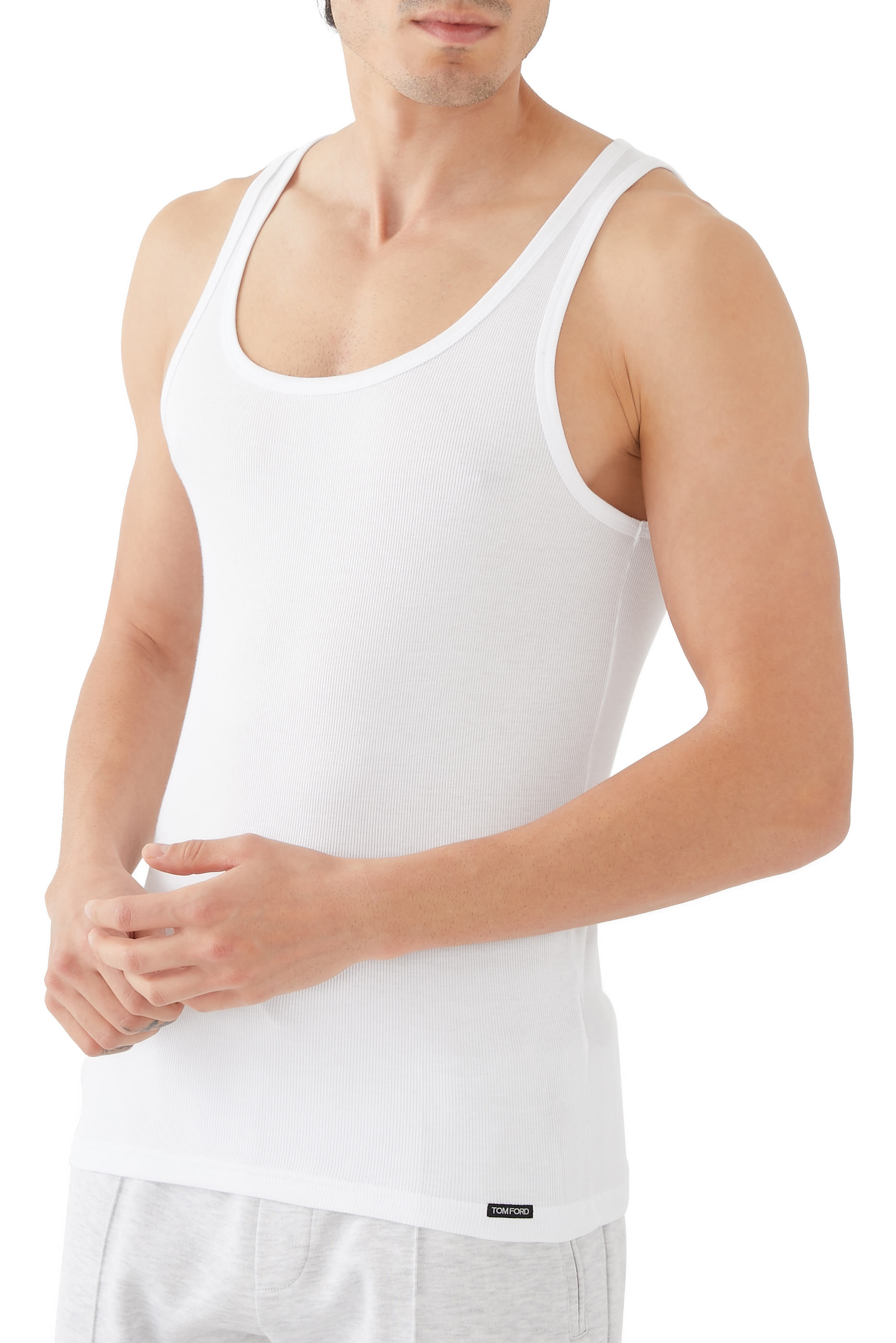 Cotton Modal Rib Tank Top