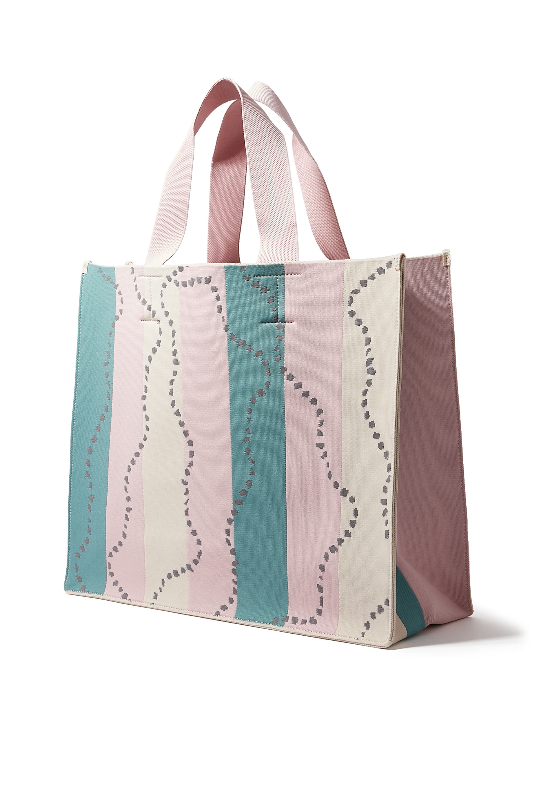 Large Jacquard Tote Bag