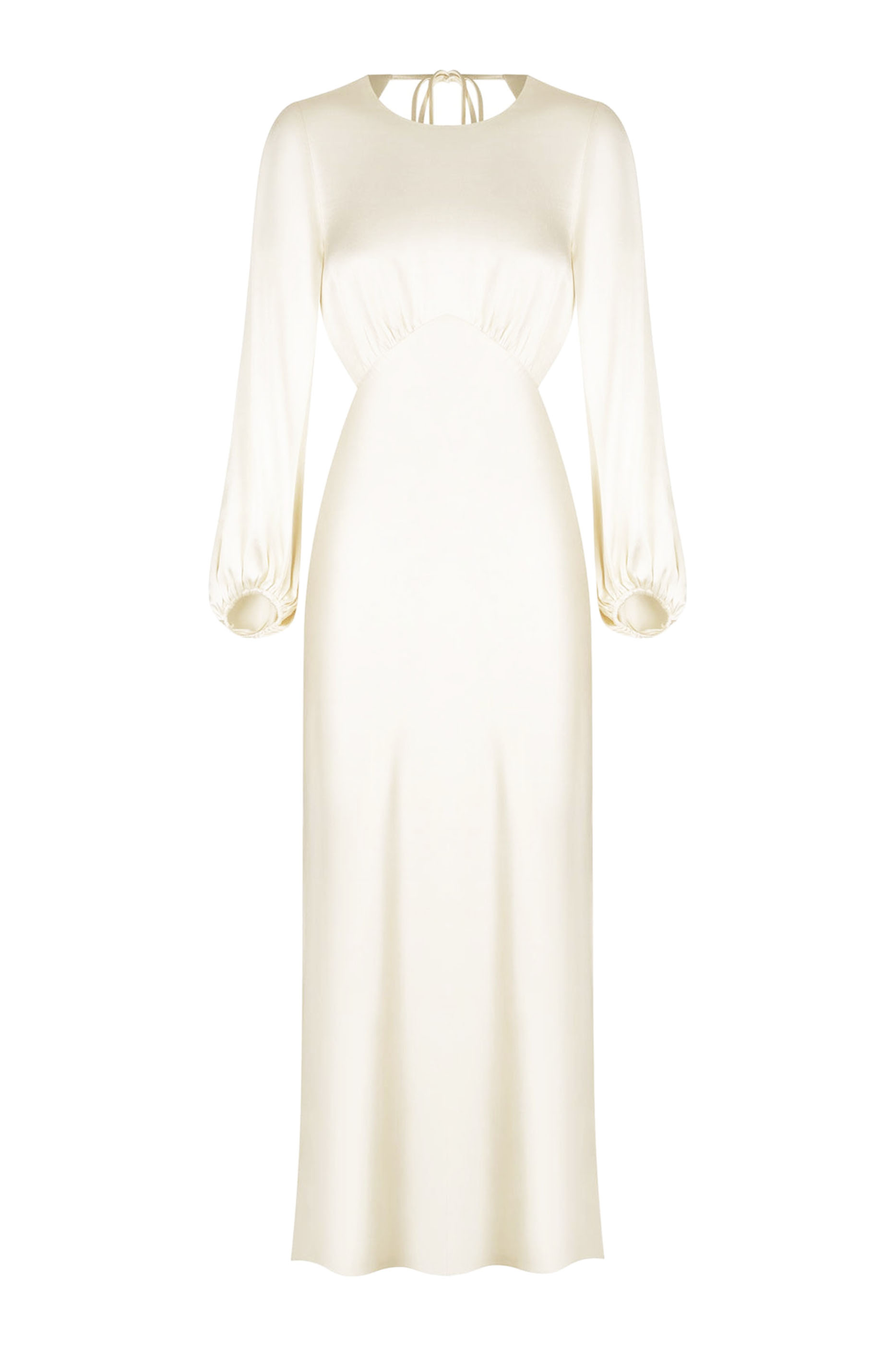 La Lune Open Back Midi Dress