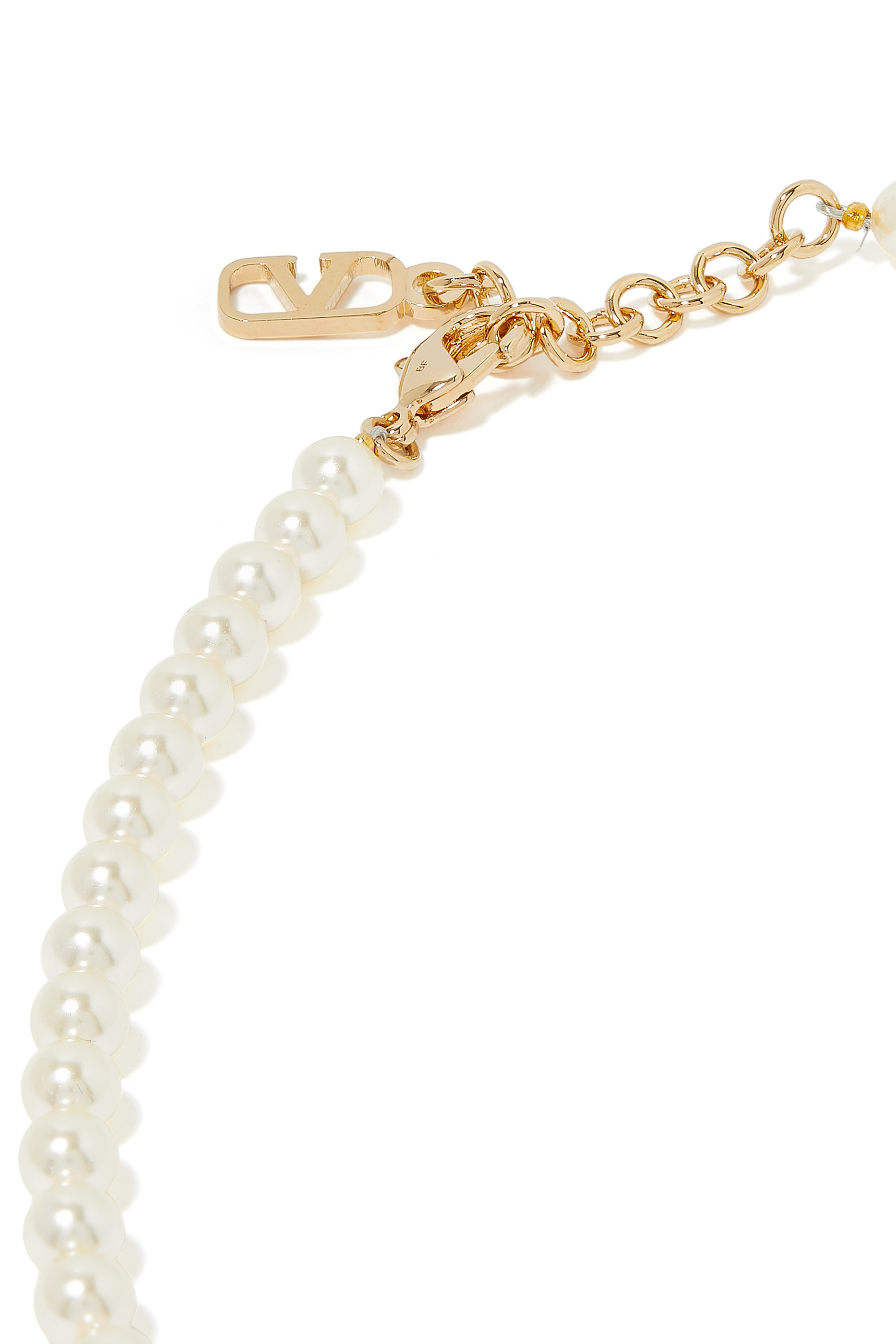 VLogo Signature Pearl Necklace