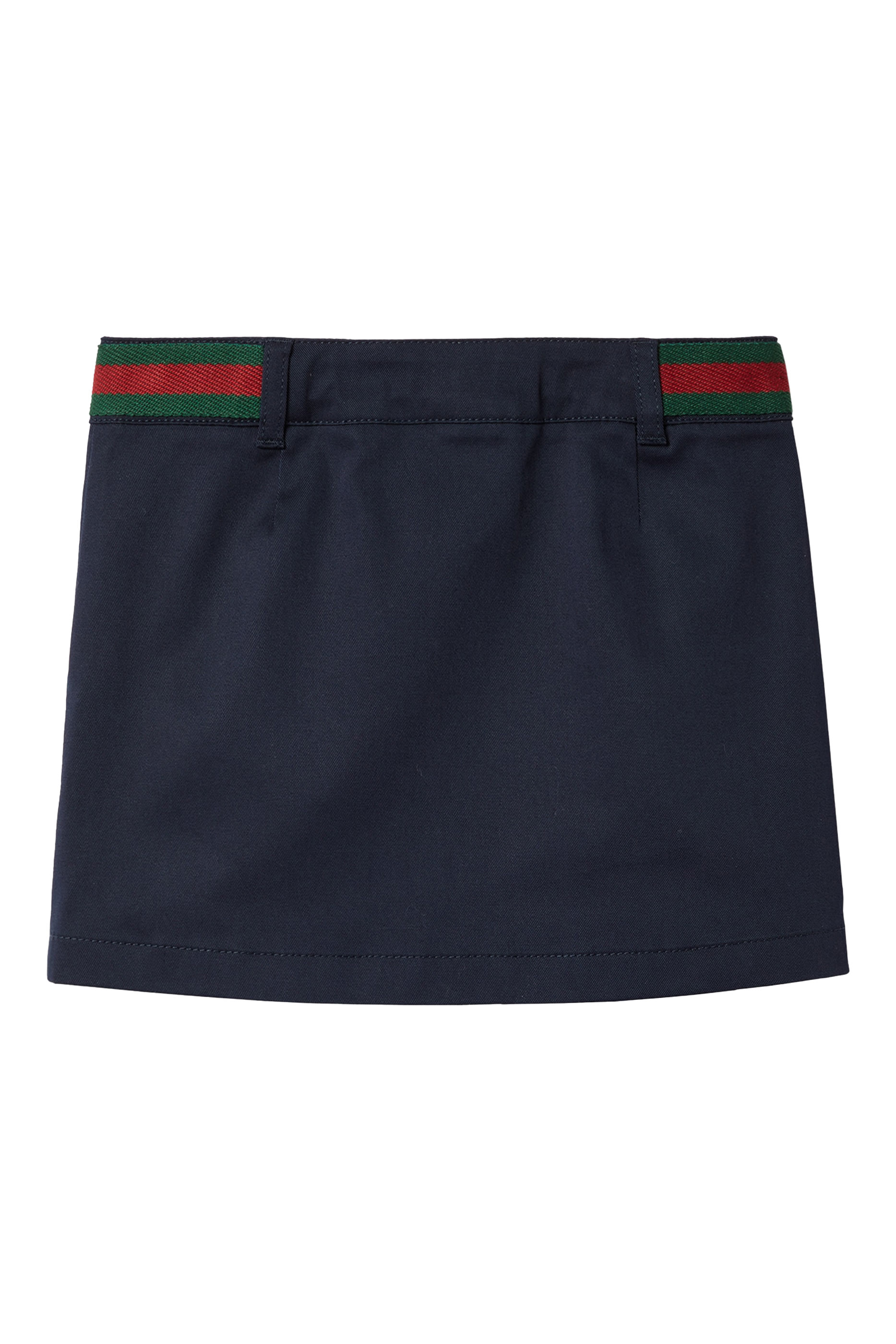 Kids Cotton Gabardine Skirt