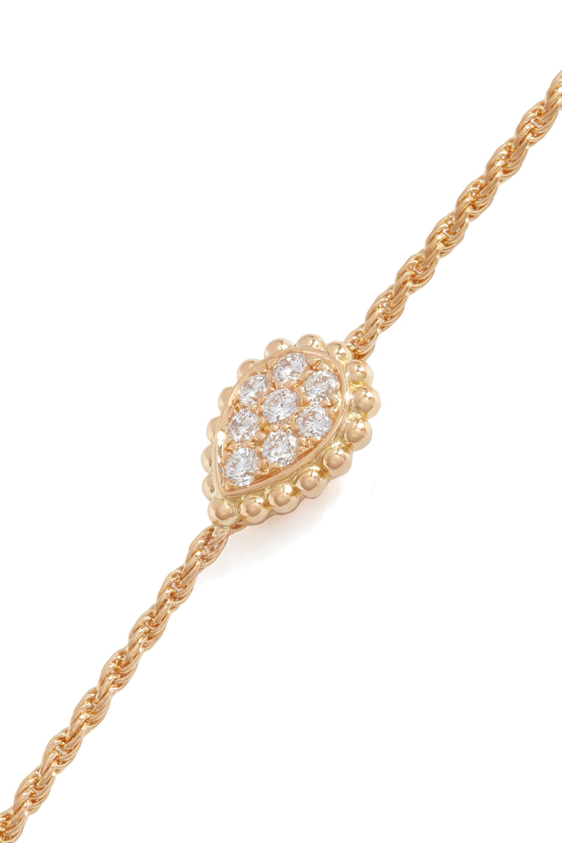 Serpent Bohème 18K Yellow Gold XS Motif Diamond Bracelet