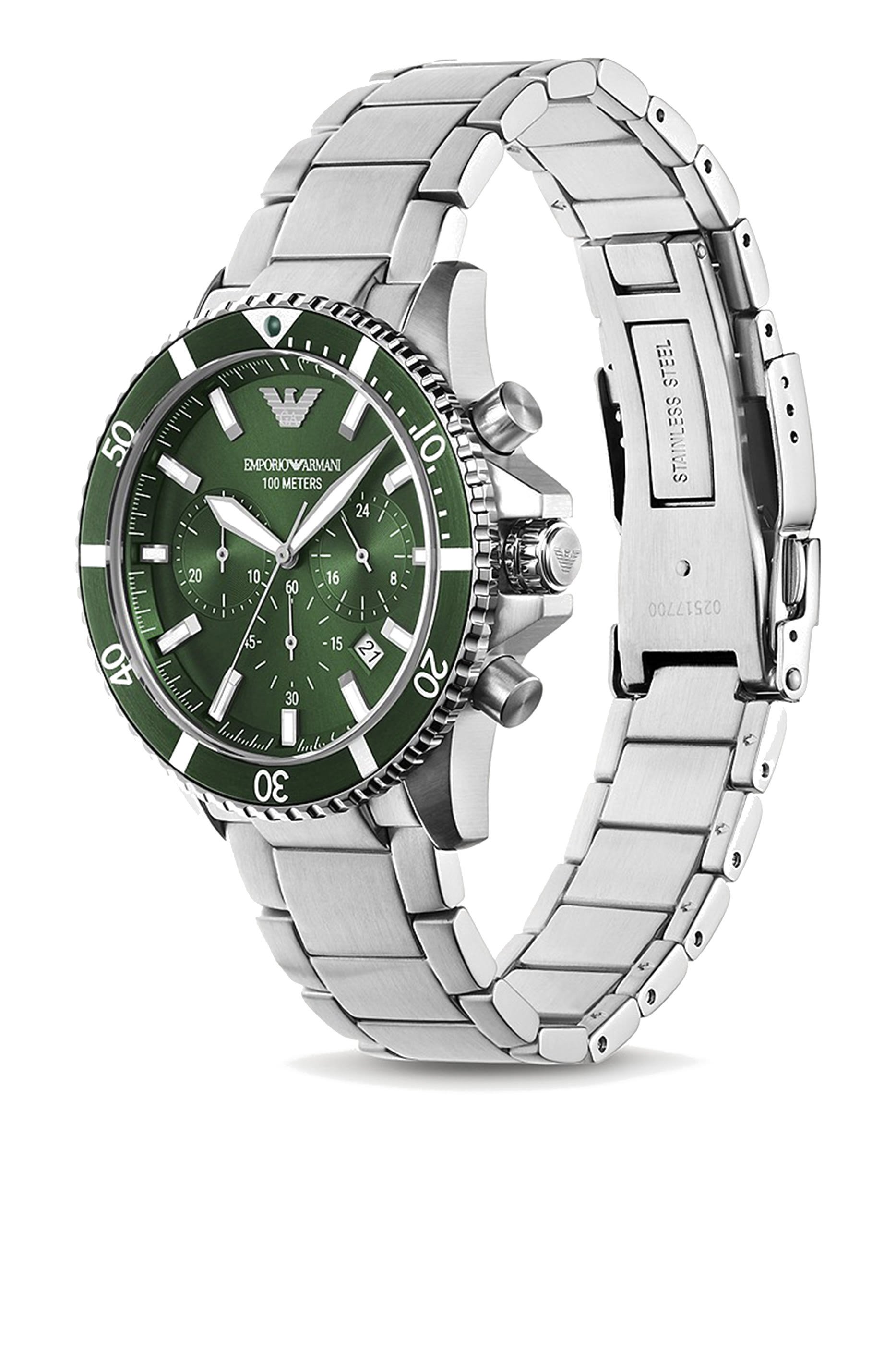 Diver 43mm Stainless Steel Watch