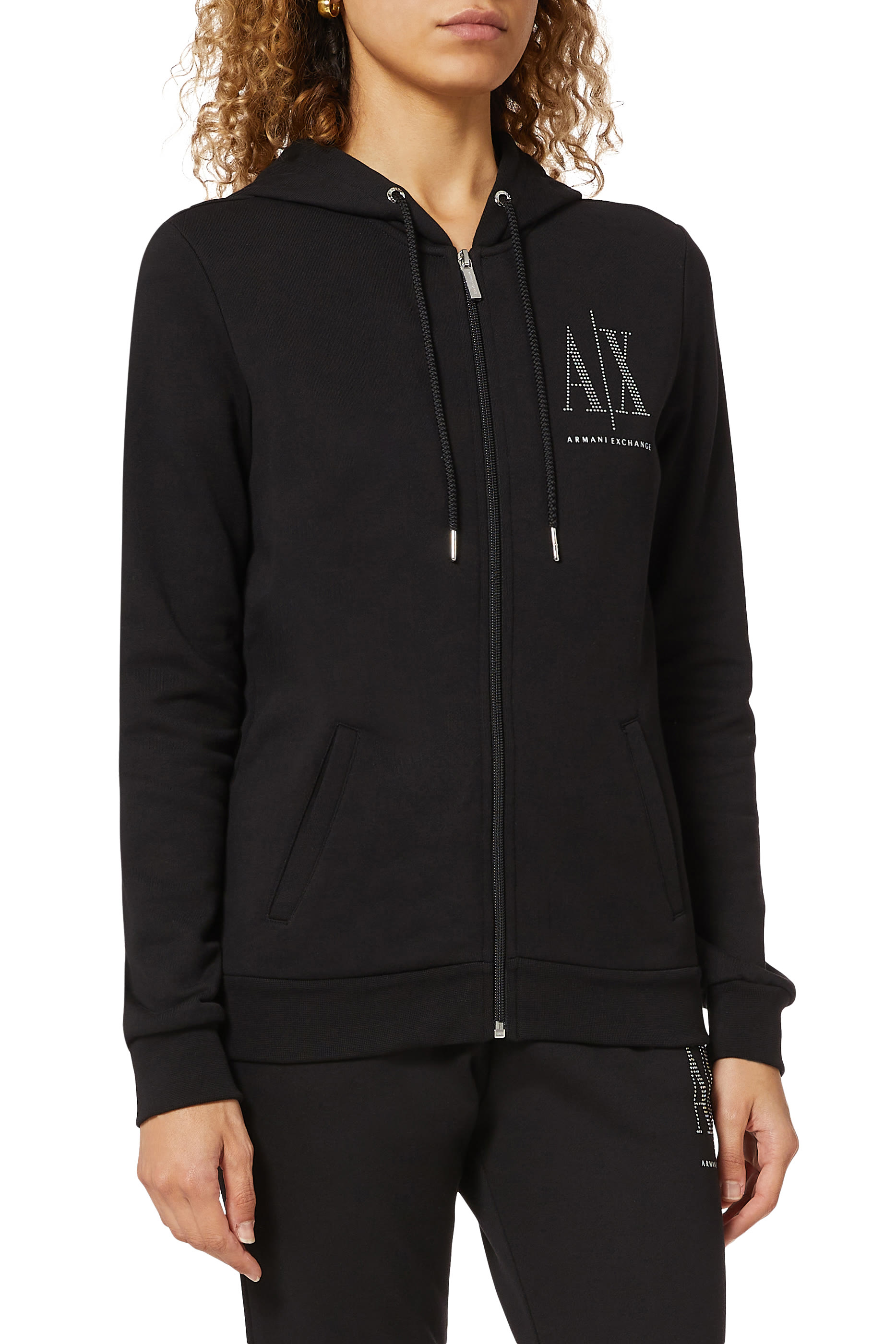 Icon Logo Cotton Zip Hoodie