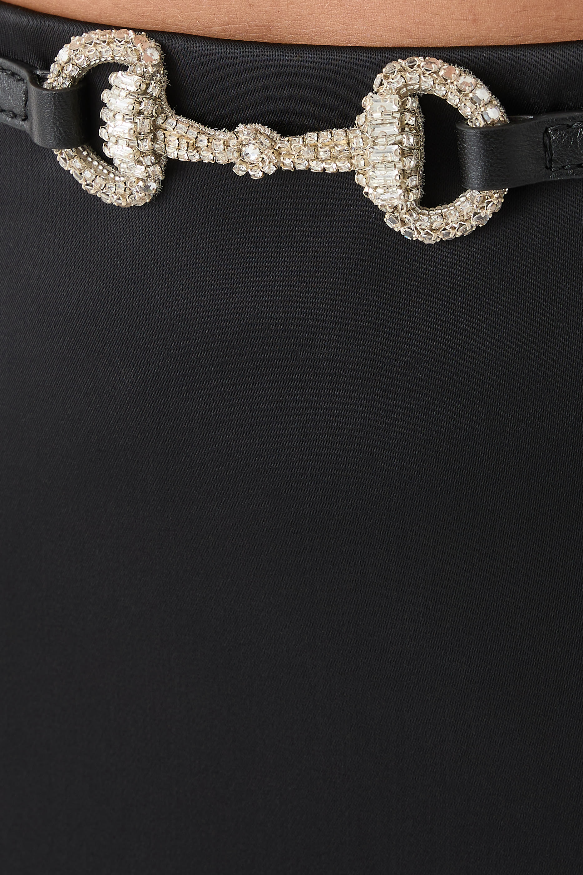 Stretch Viscose Duchess Skirt