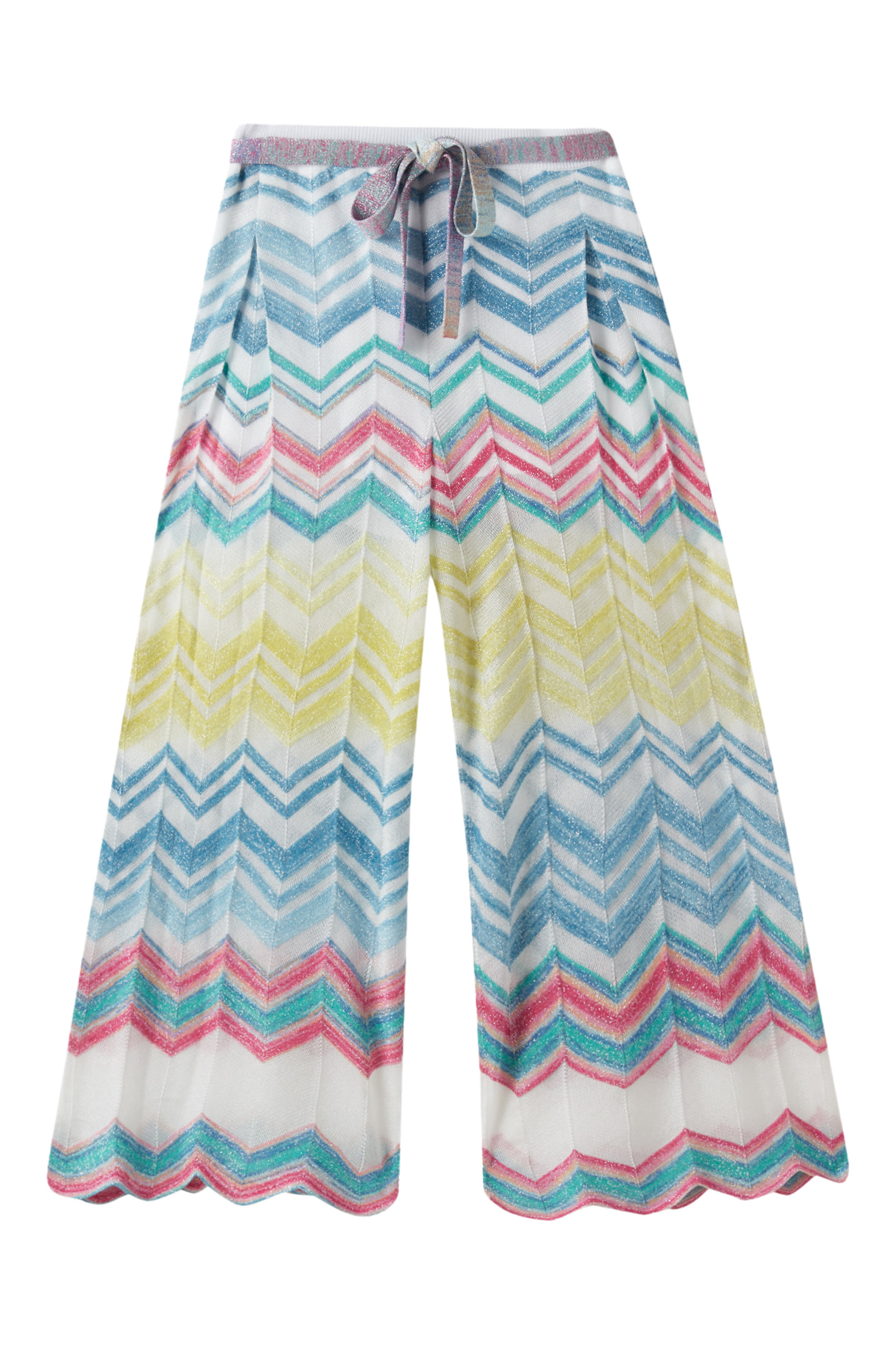 Kids Zigzag Knit Pants