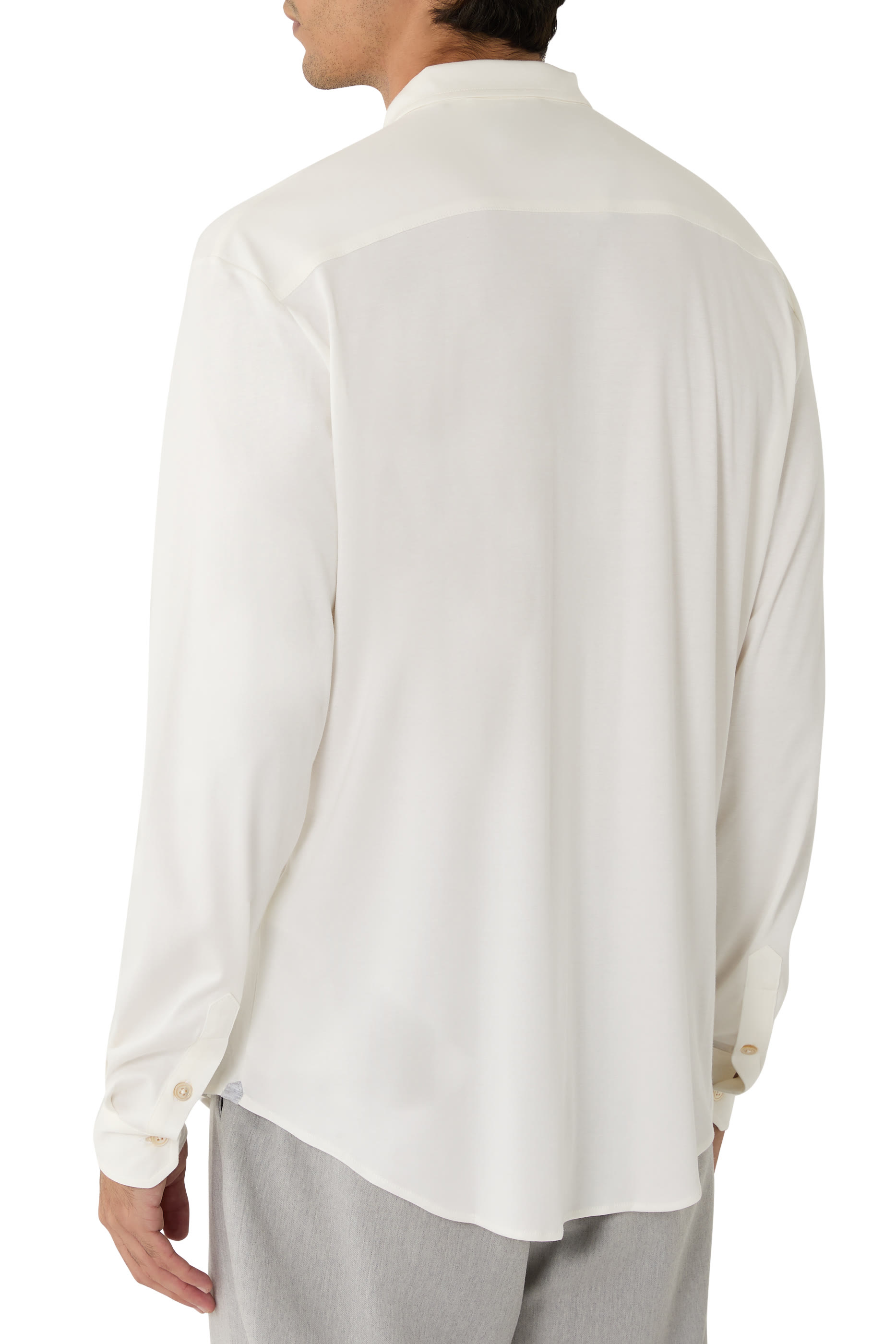 Shirt with Italian Collar 