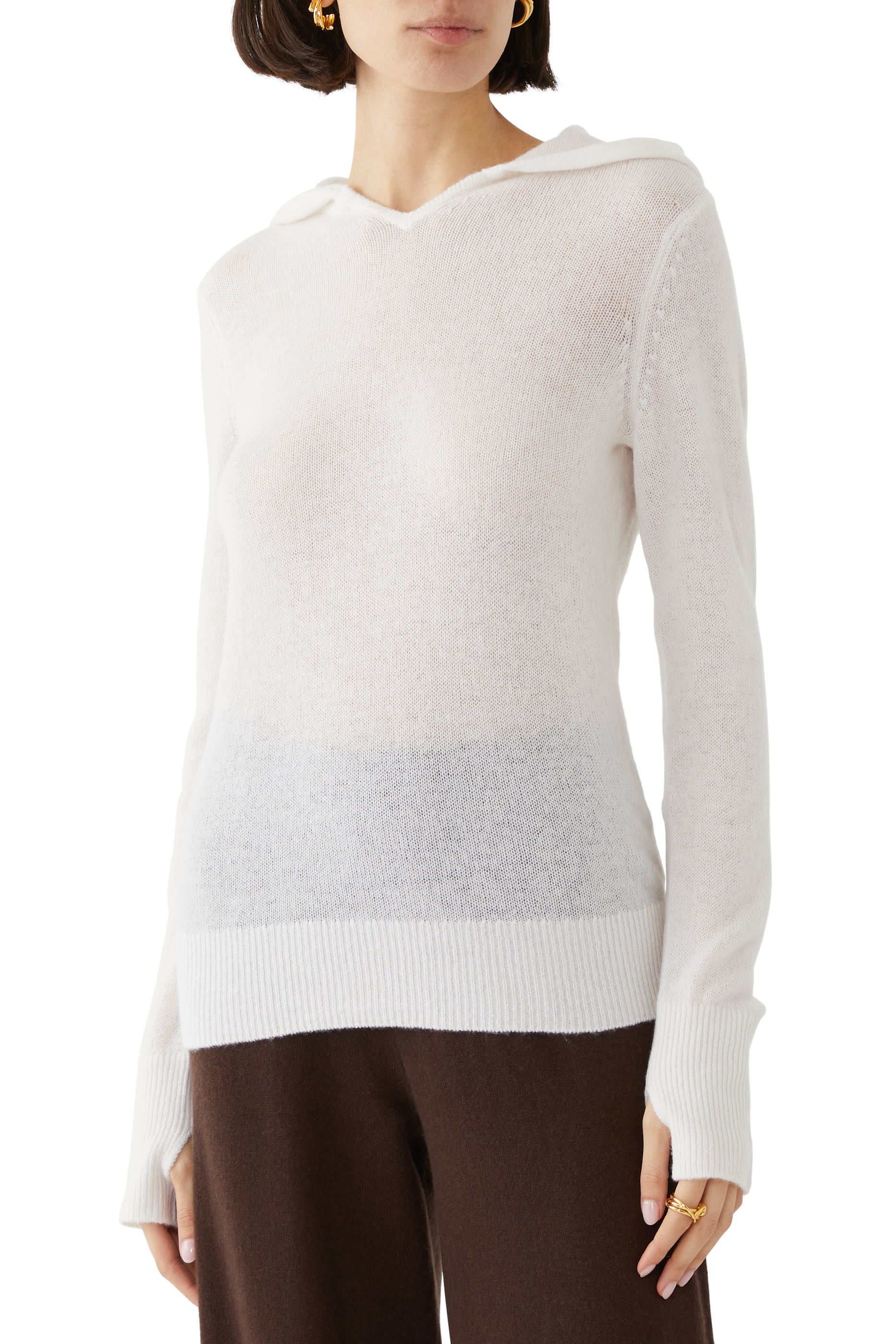 Cashmere Layering Hoodie