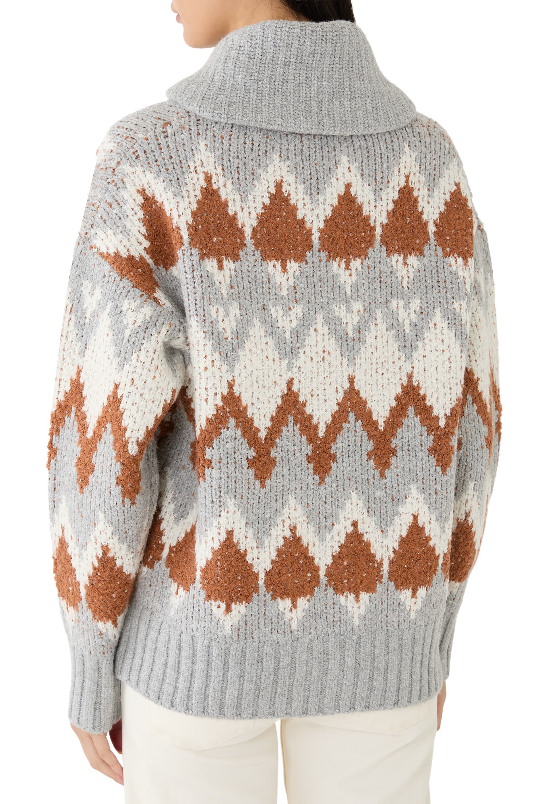 Brockley Jacquard Knit Jacket 