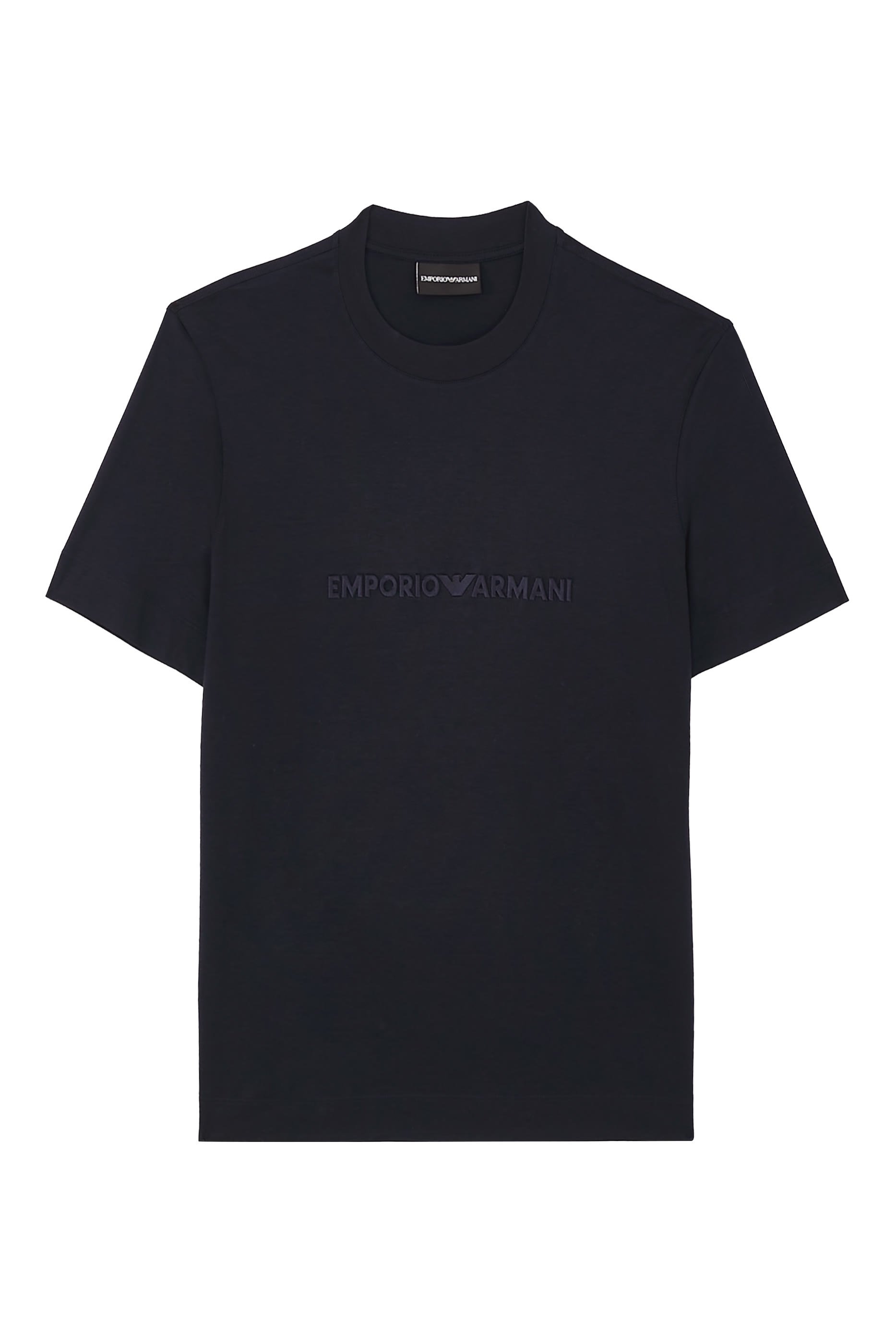 Macro EA Text Logo Tencel T-Shirt