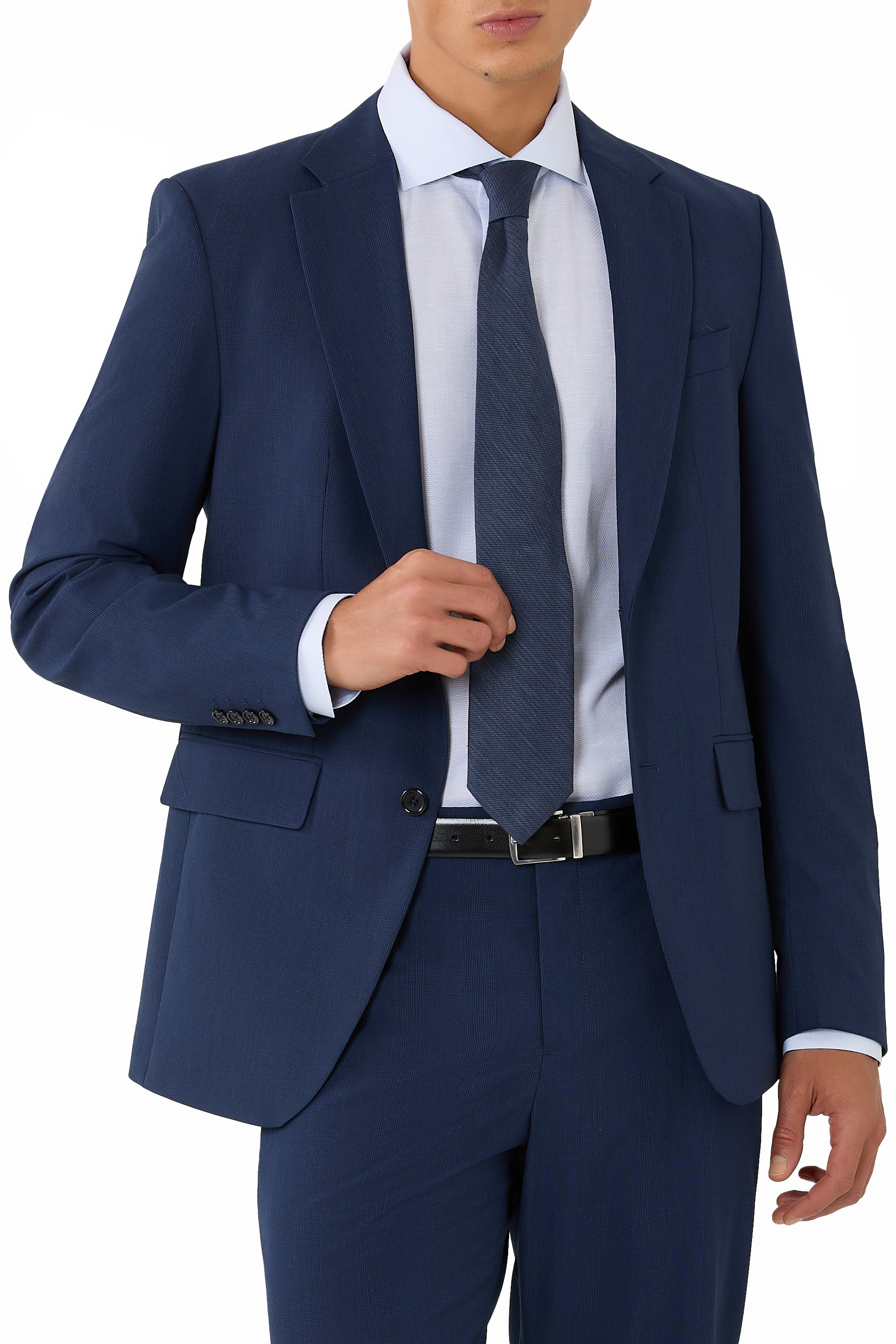 Solid Silk Linen Cotton Tie