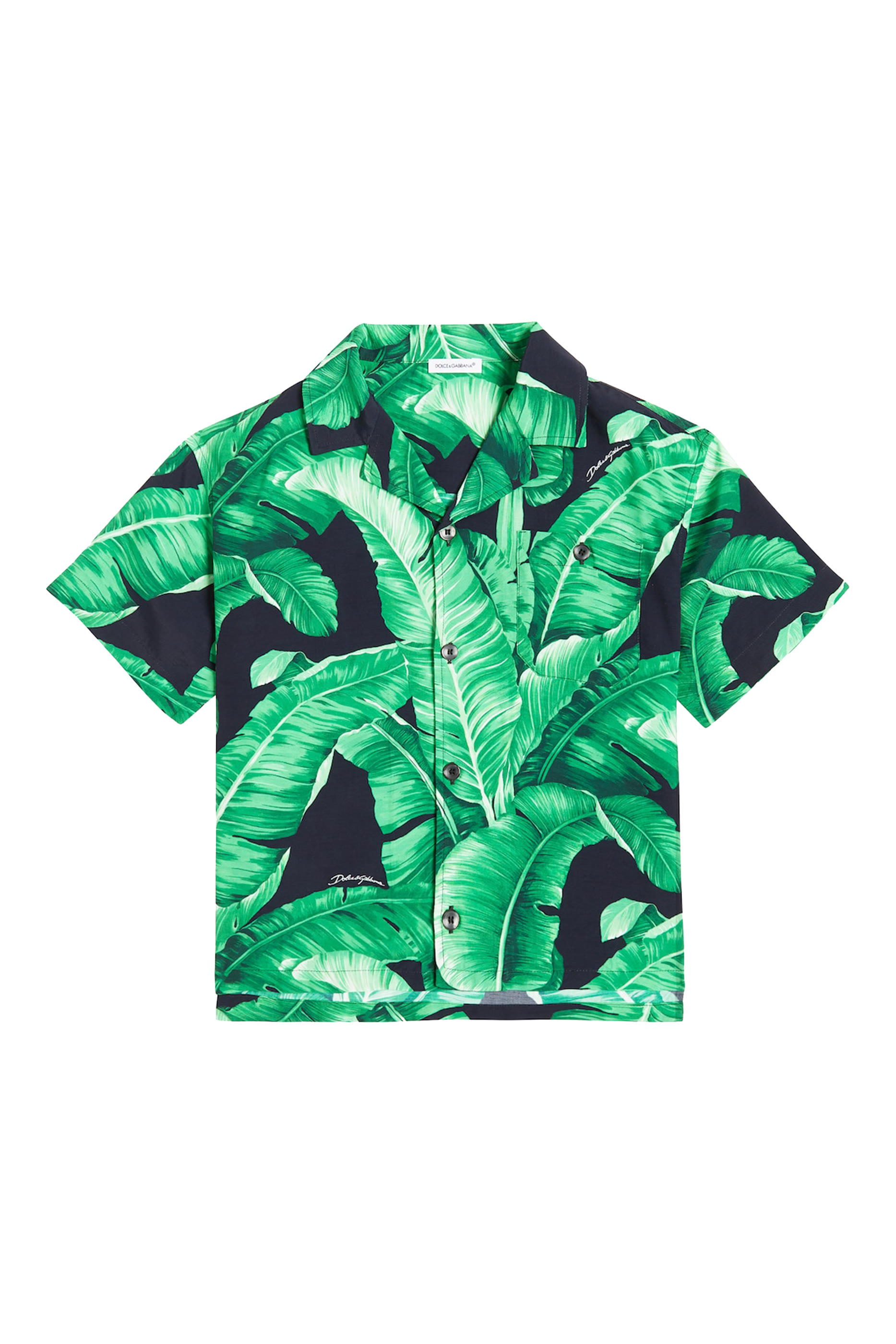 Kids Banana Leaf Print Shirt