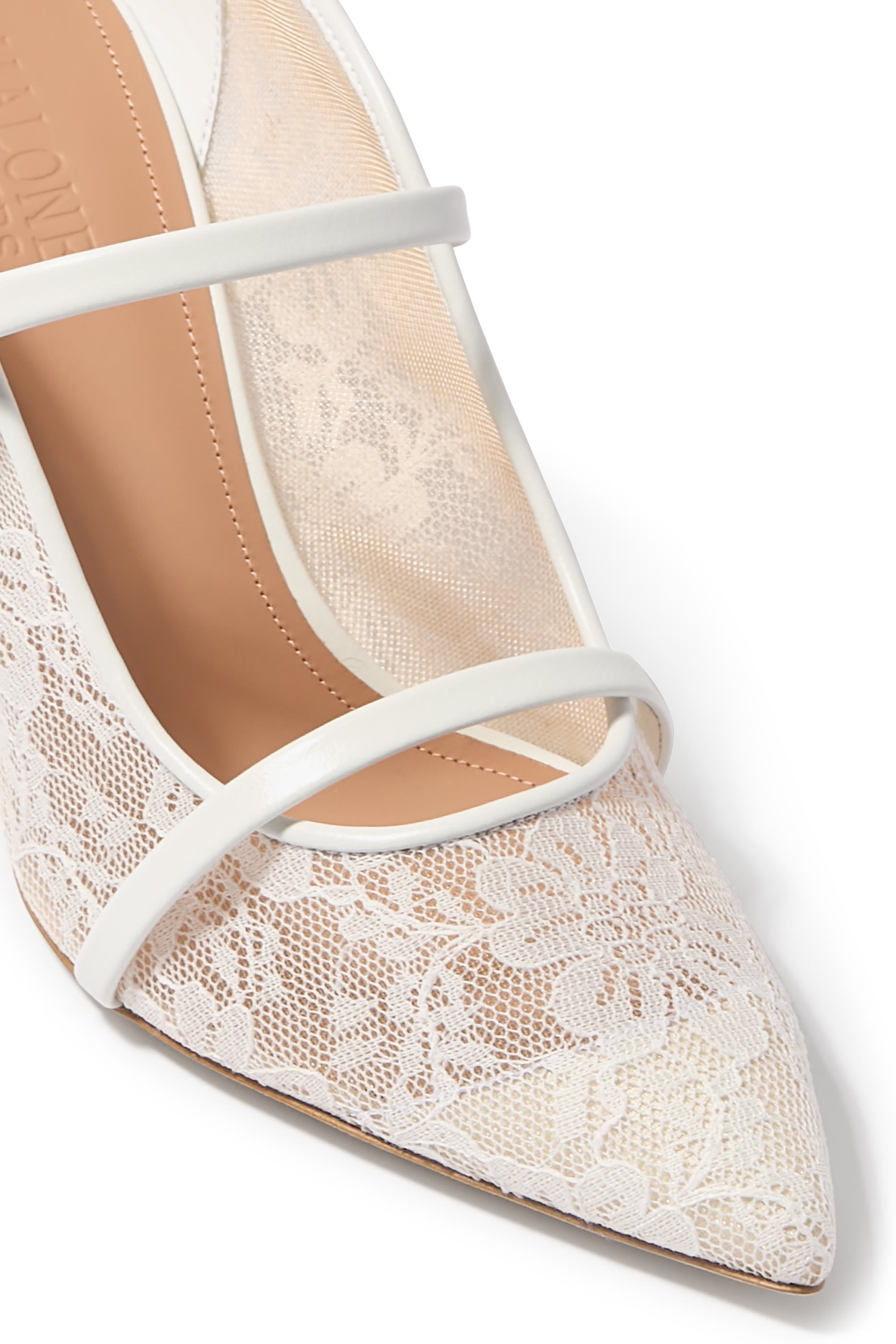 Maureen 70 Lace Heeled Mules