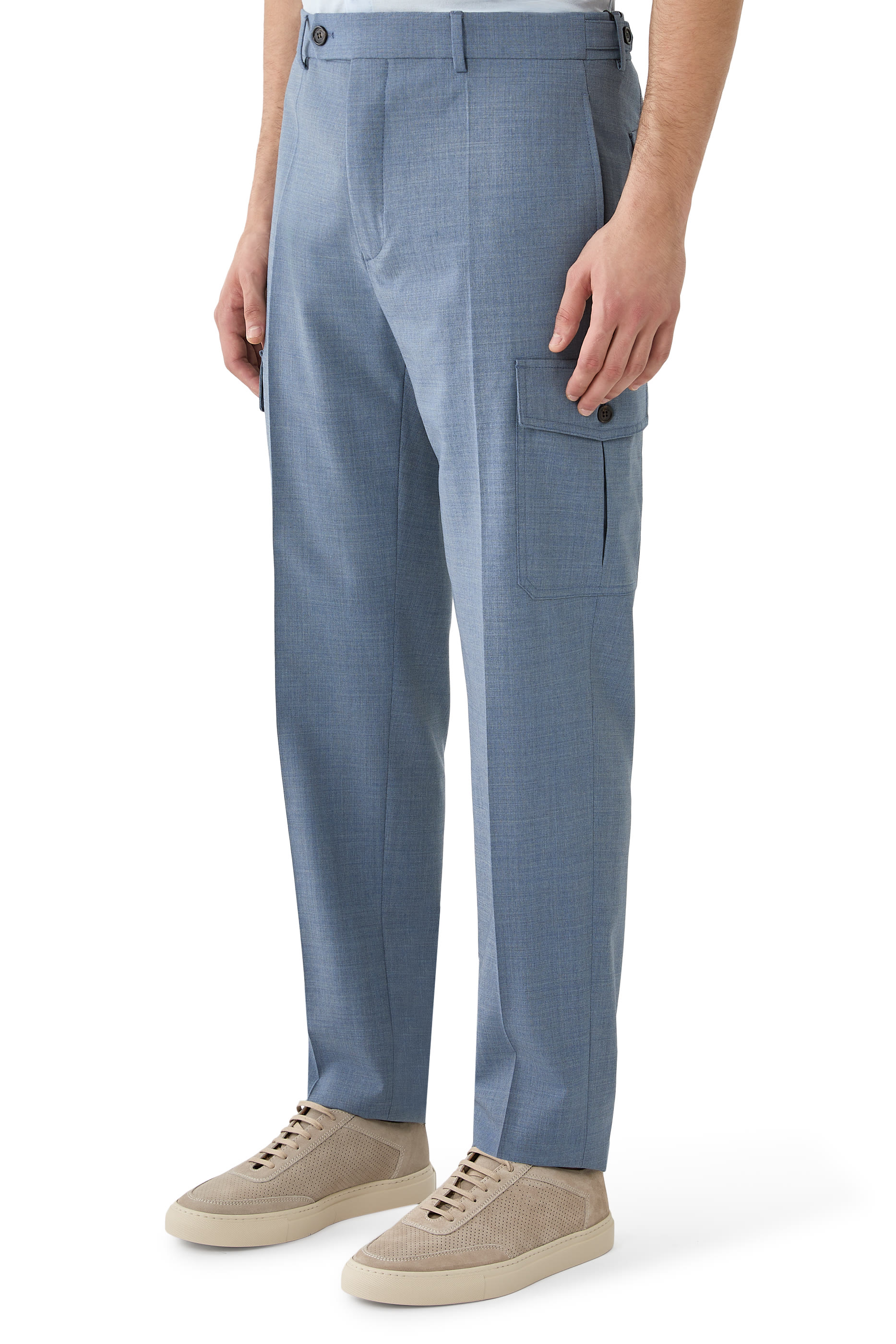 Pleated Pocket Trousers