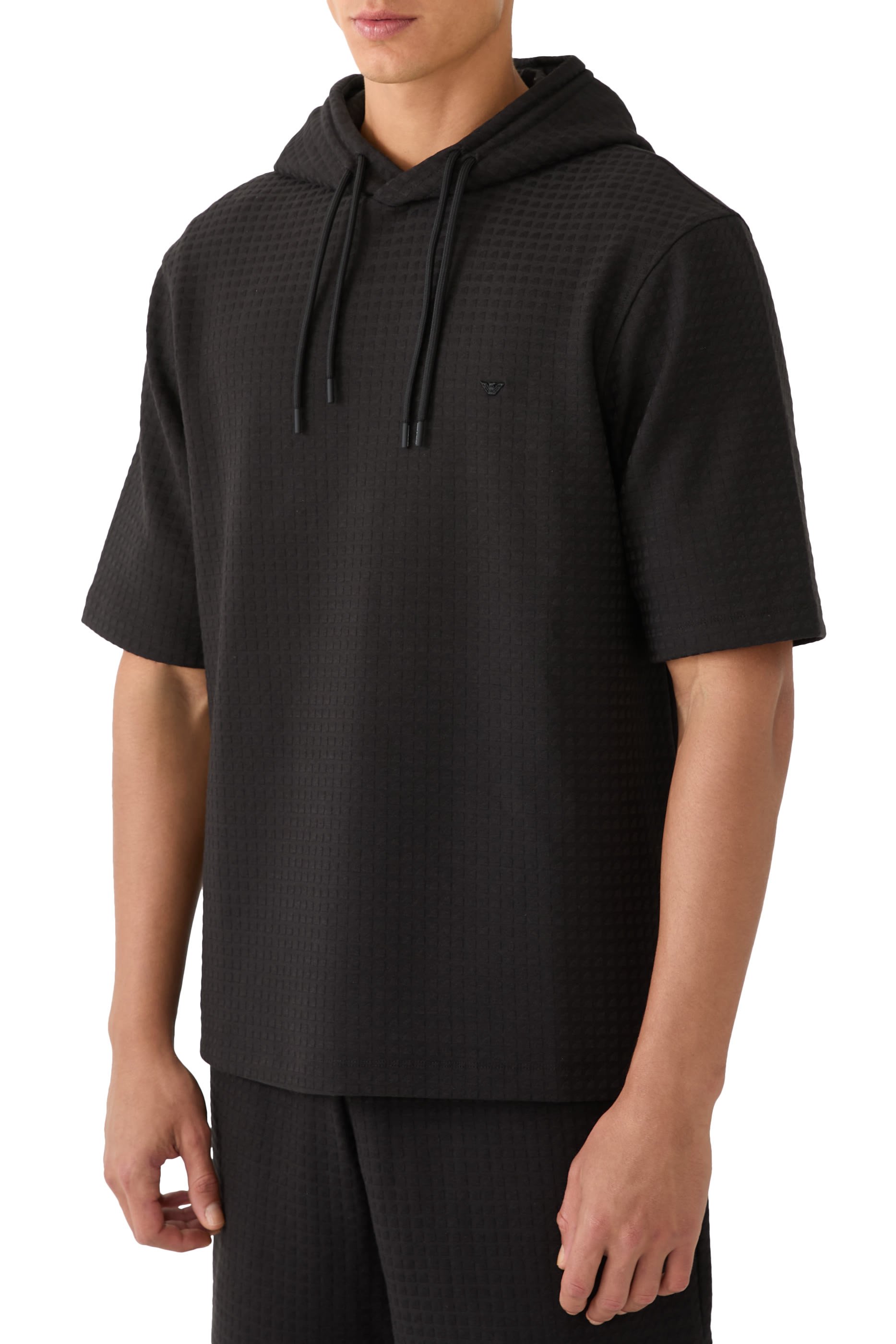 Oversized Jersey Hooded Sweatshirt