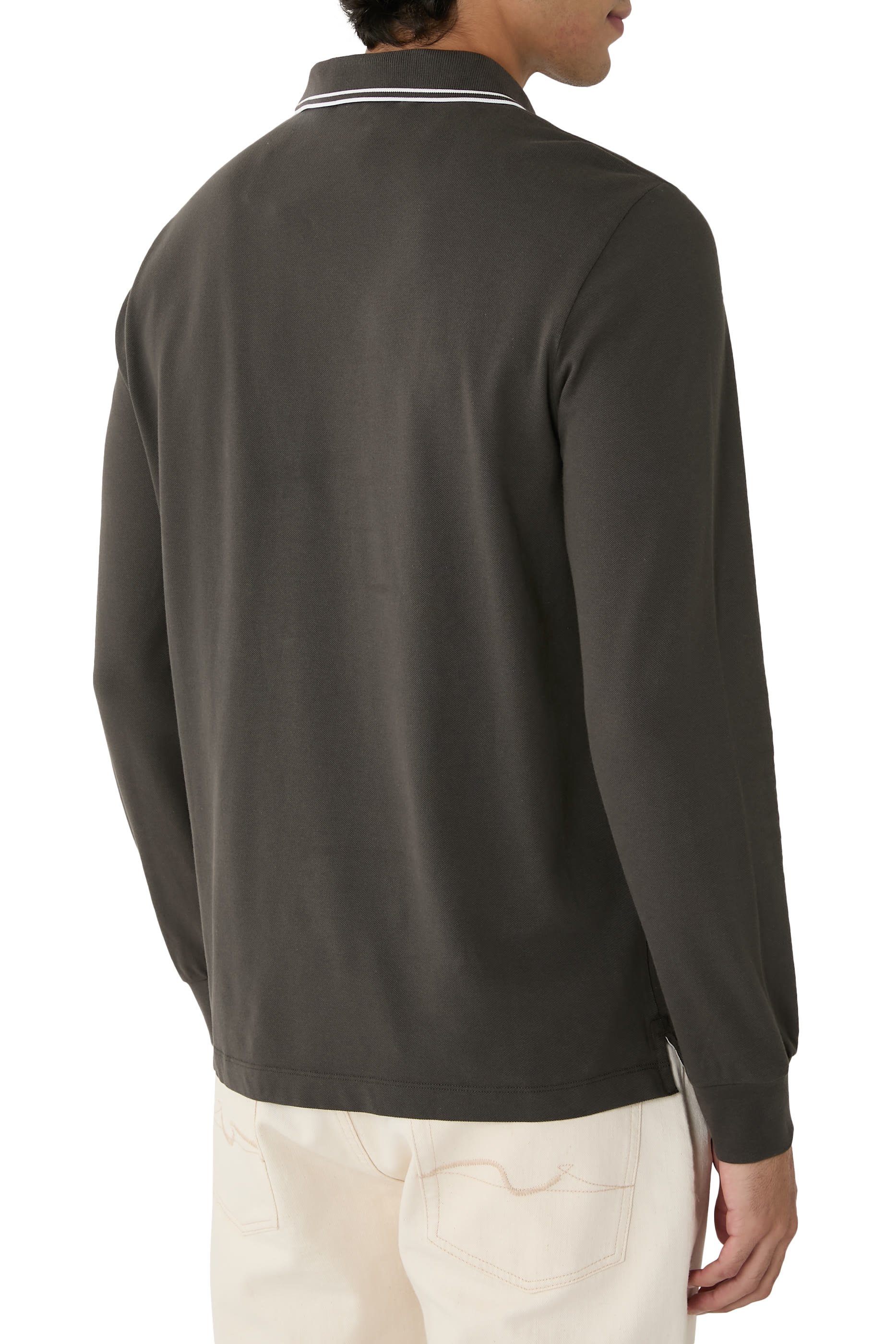  Long-Sleeve Polo Shirt