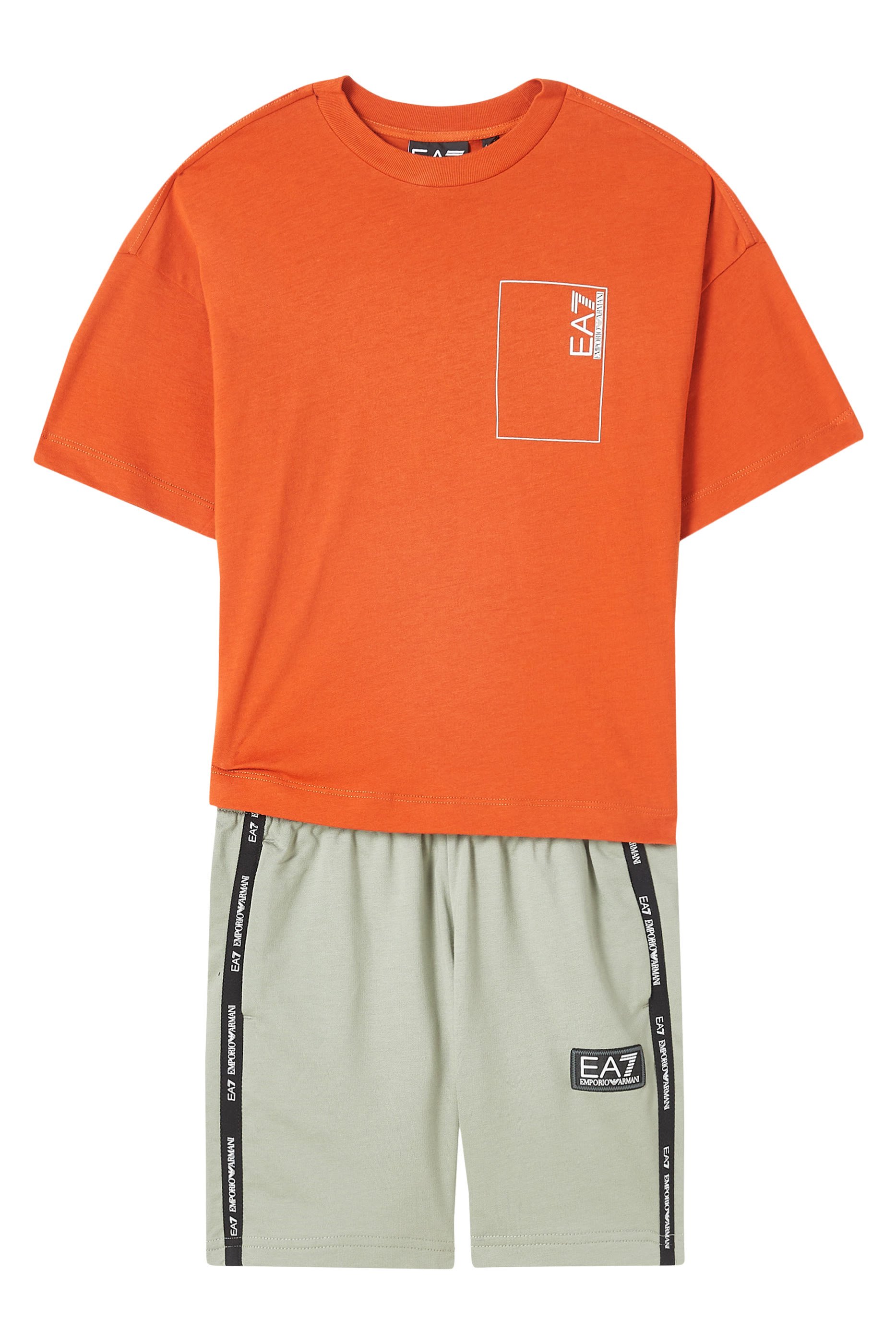 Kids EA7 Logo Shorts