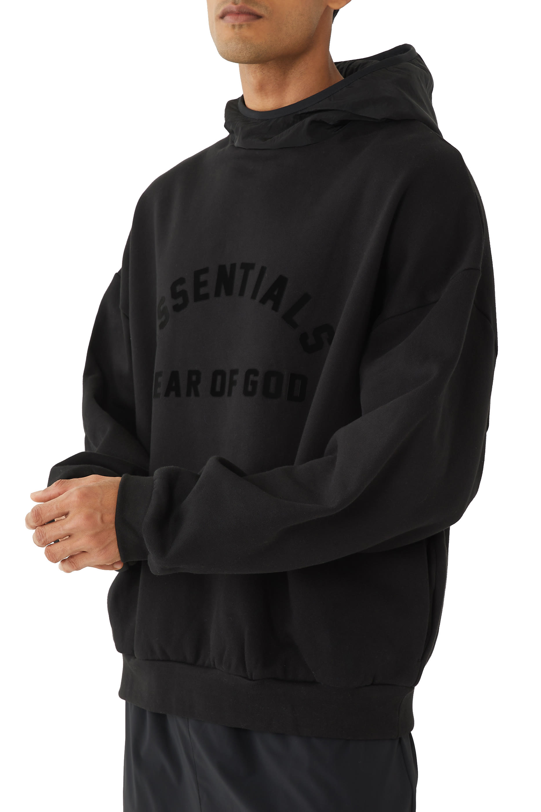 Essentials Mock Neck Hoodie