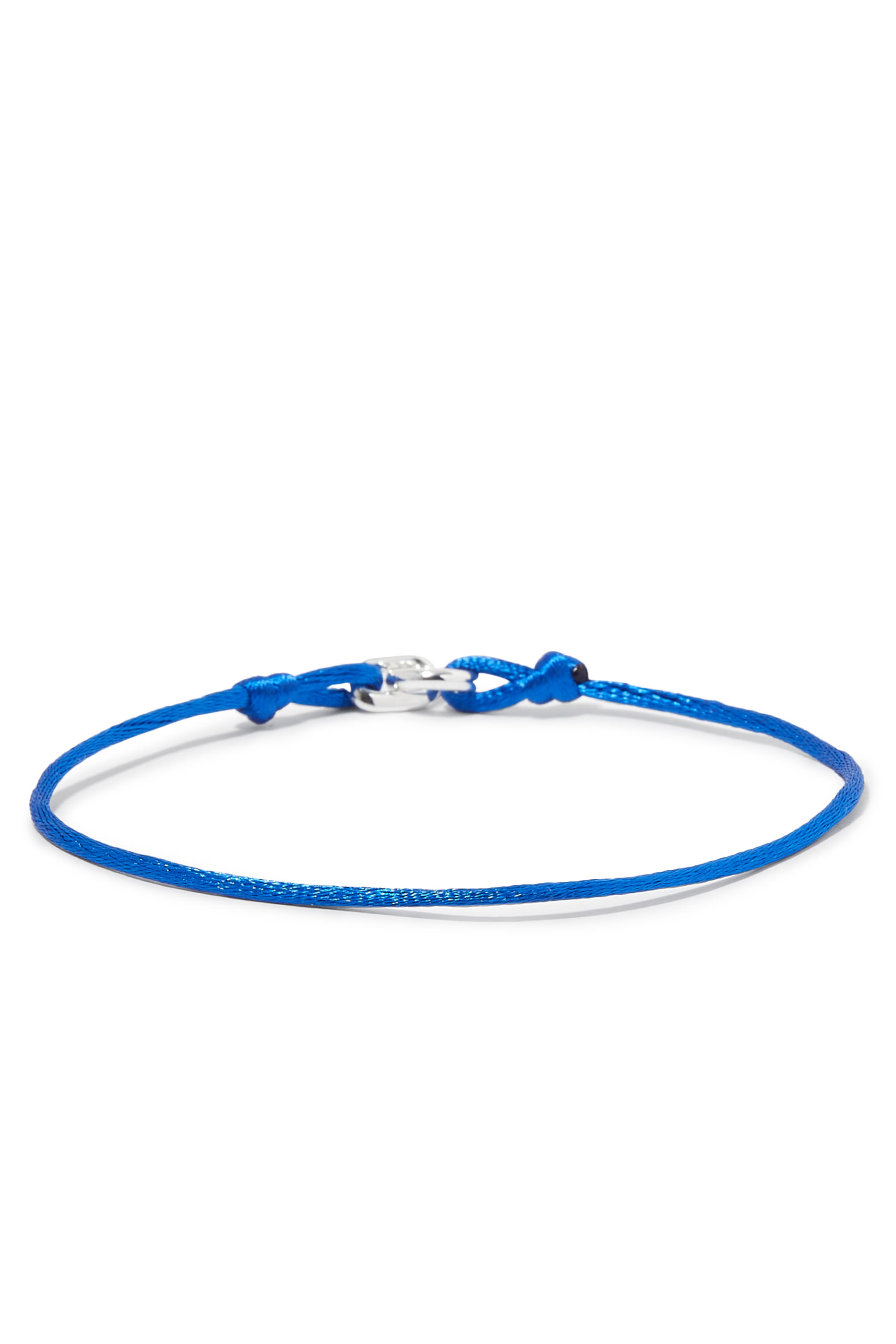 Element Bracelet, Sterling Silver & Korean Silk Cord