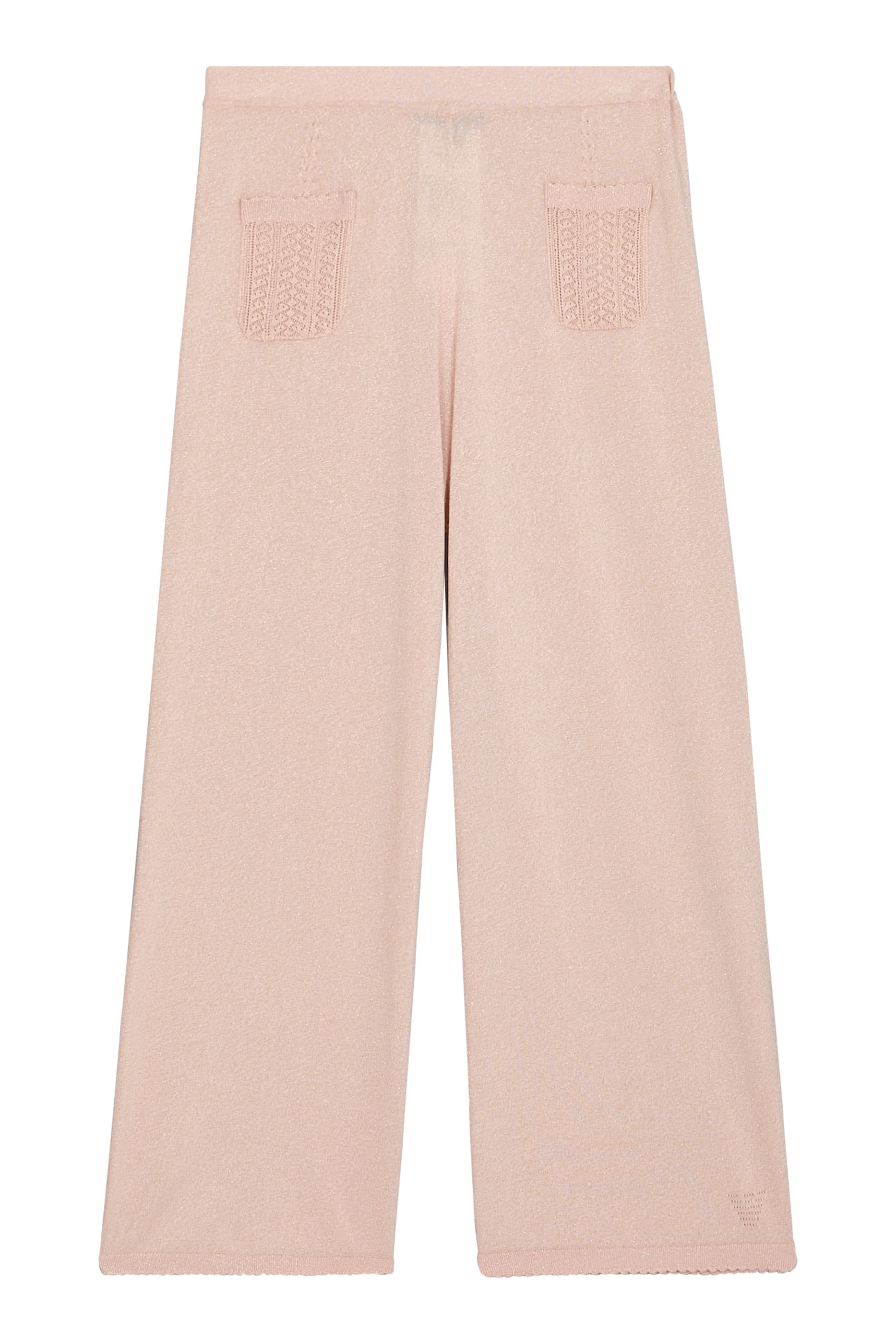 Kids Front Pocket Metallic Threading Trousers 