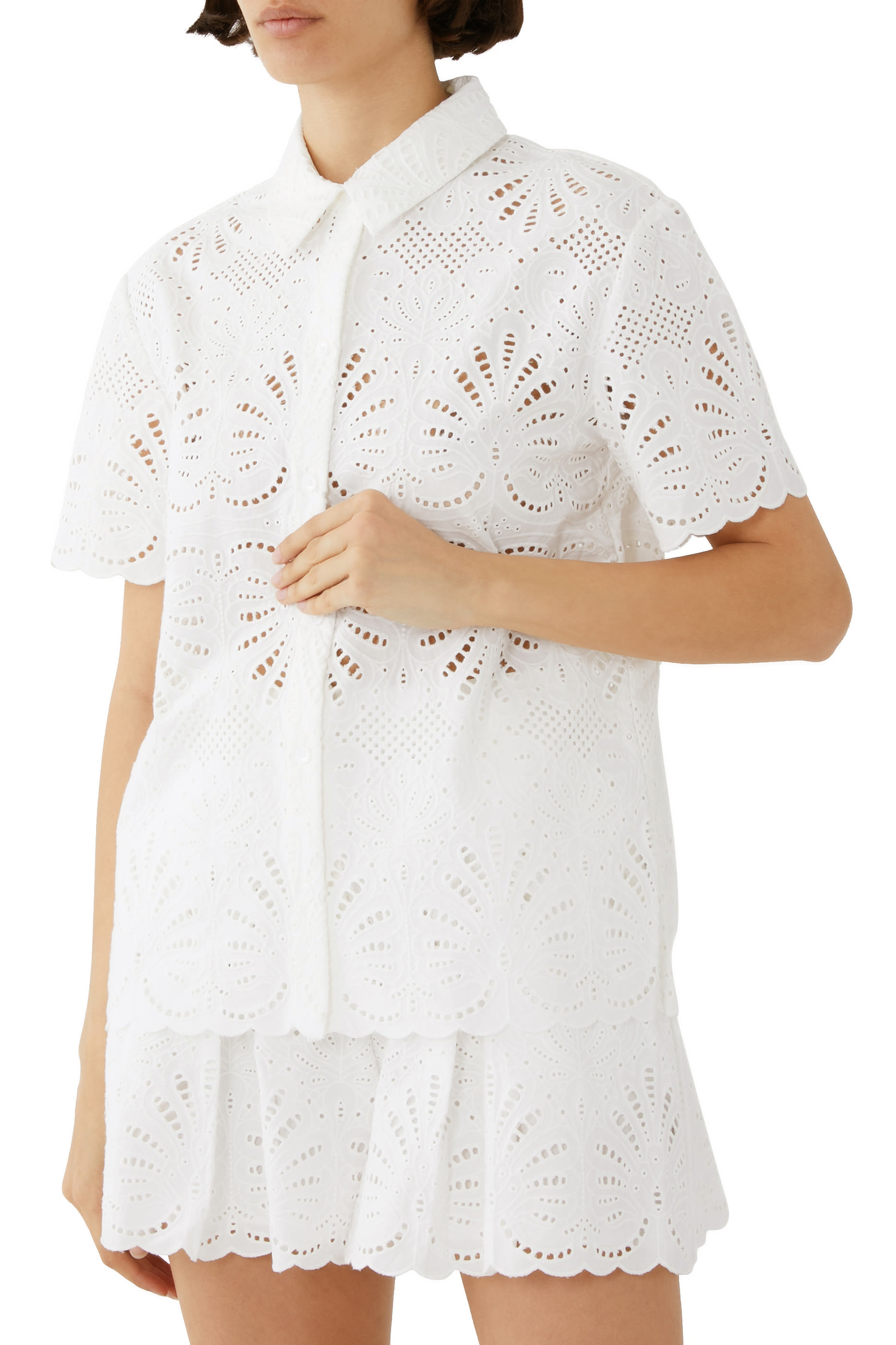 Cotton Embroidered Top