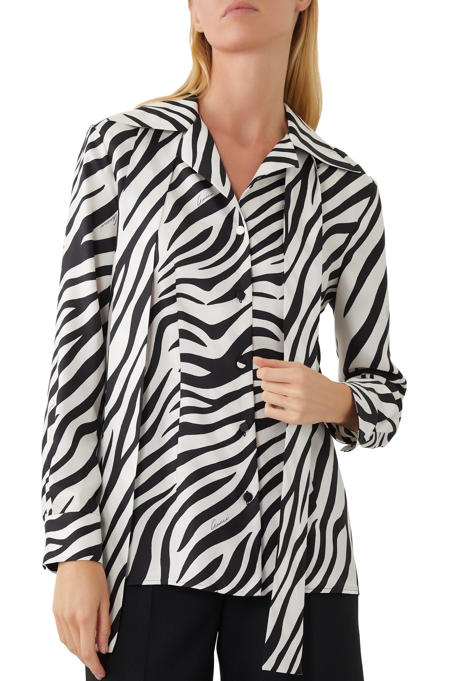 Zebra Tie Shirt