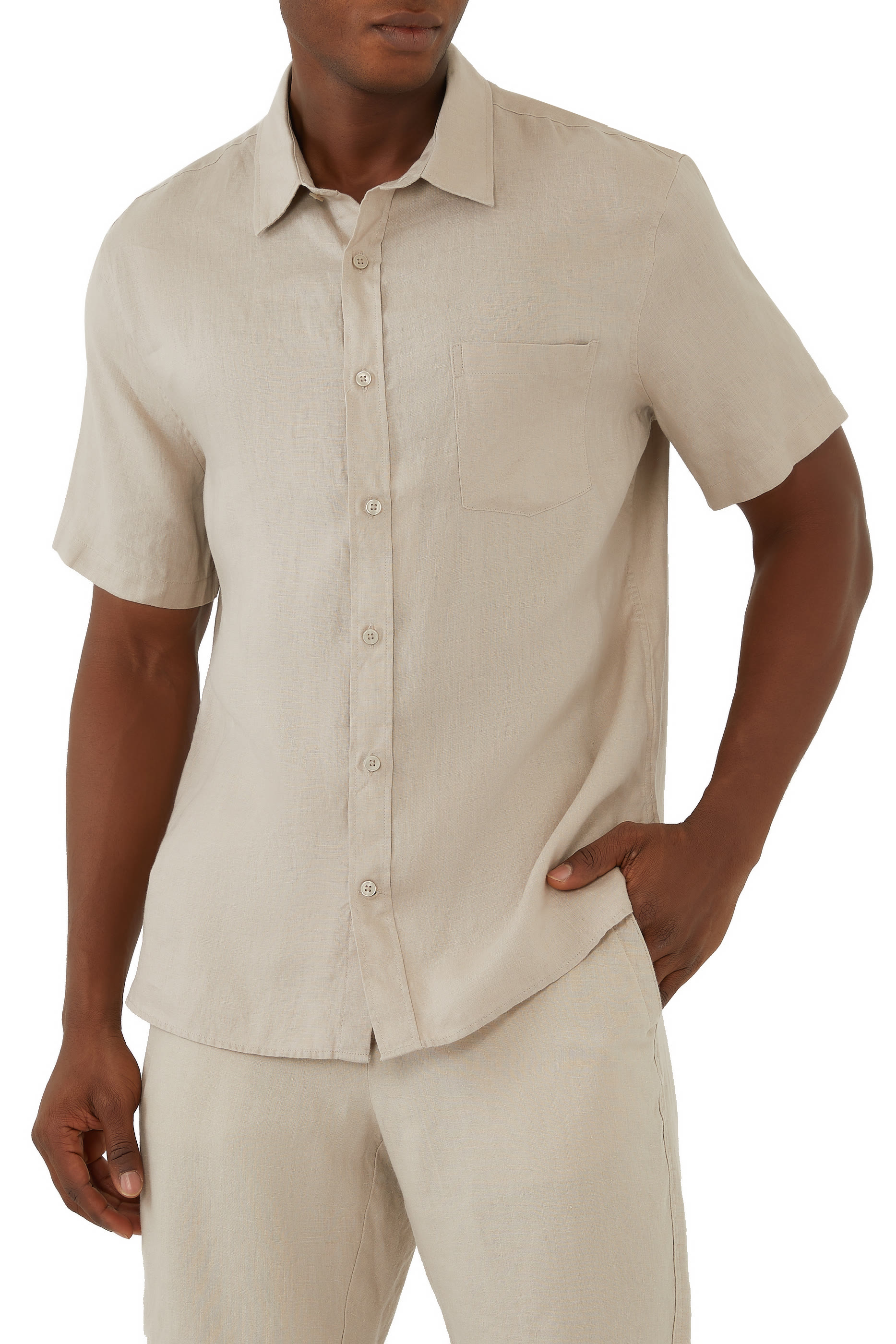 Linen Short Sleeves Shirt