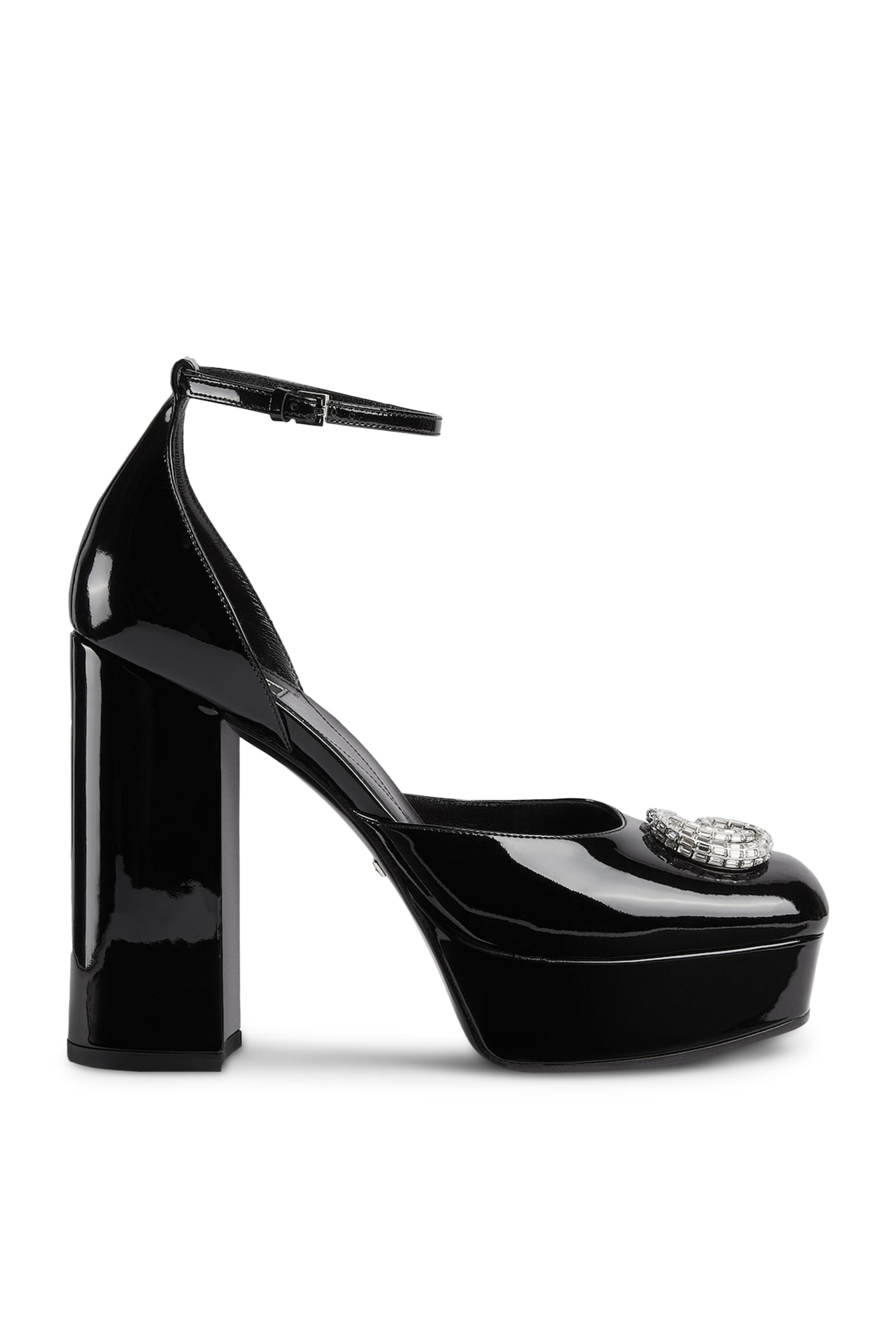 Double G 115 Leather Platform Pumps