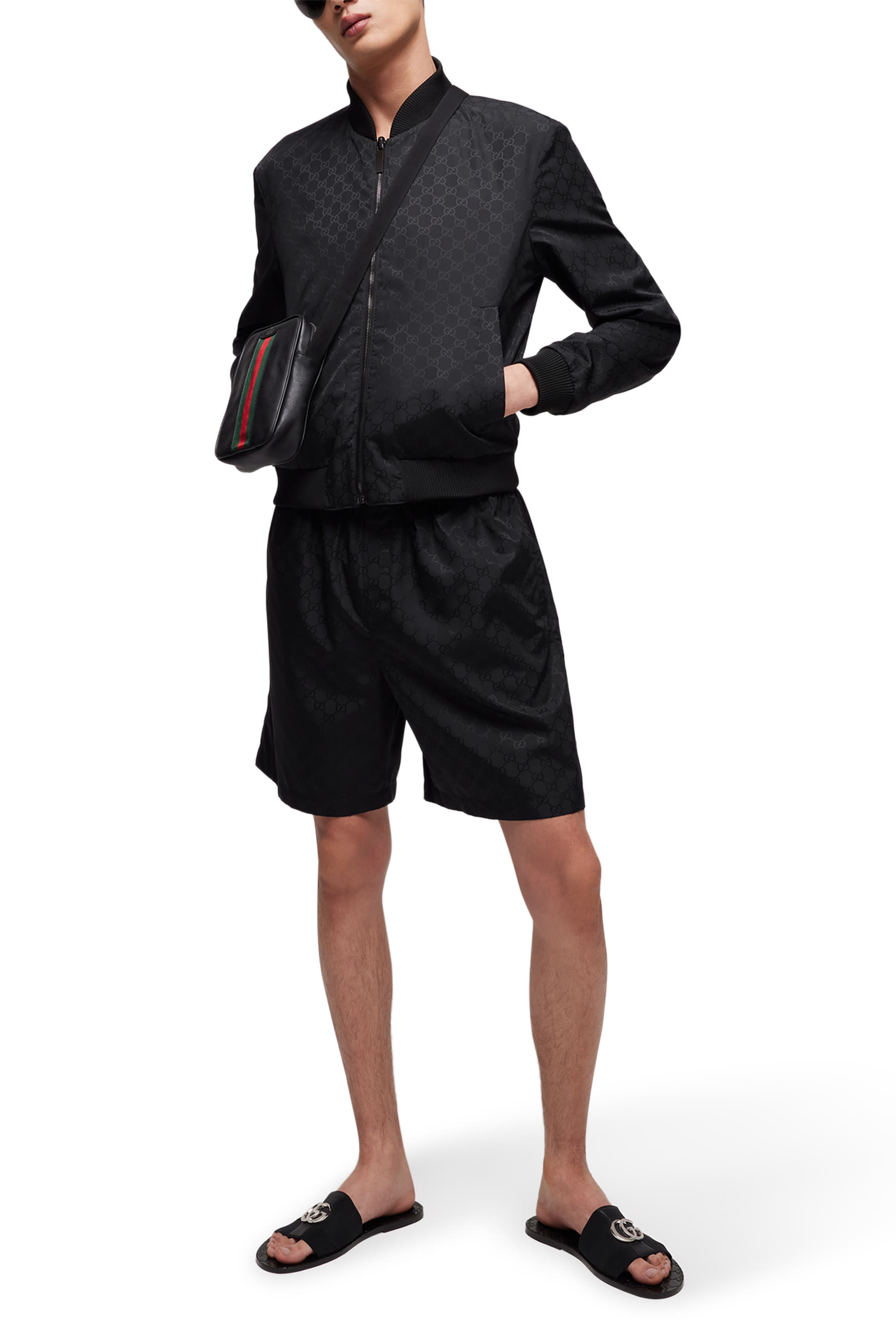 GG Cotton Faille Shorts