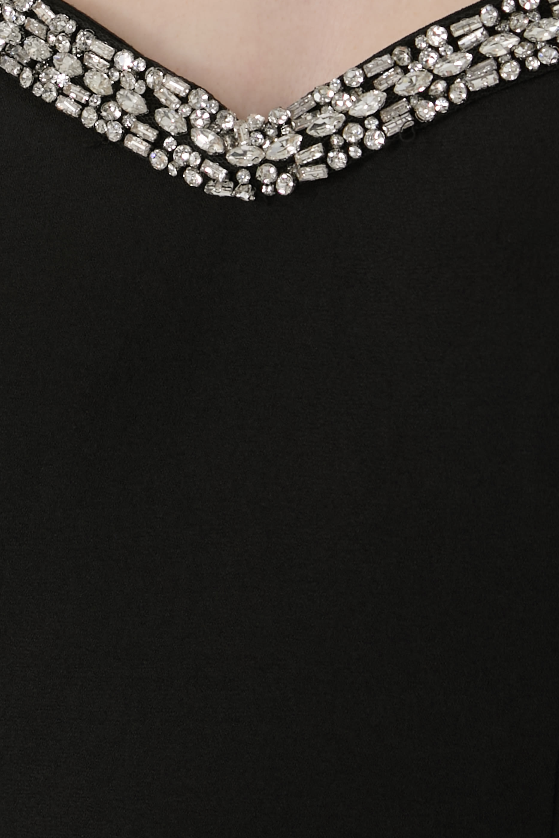 Crystal Long Sleeves Gown