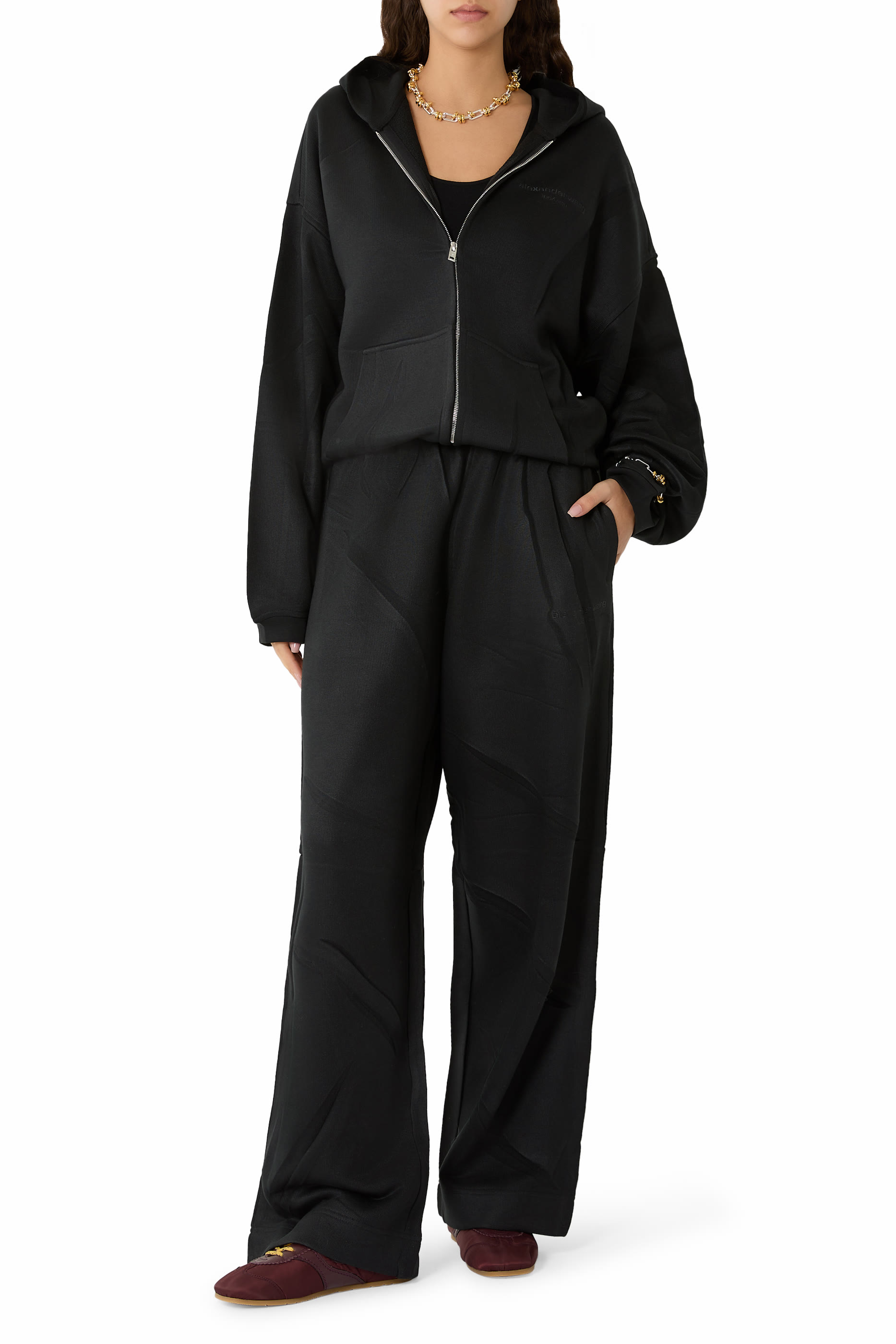 Creased Terry Hoodie