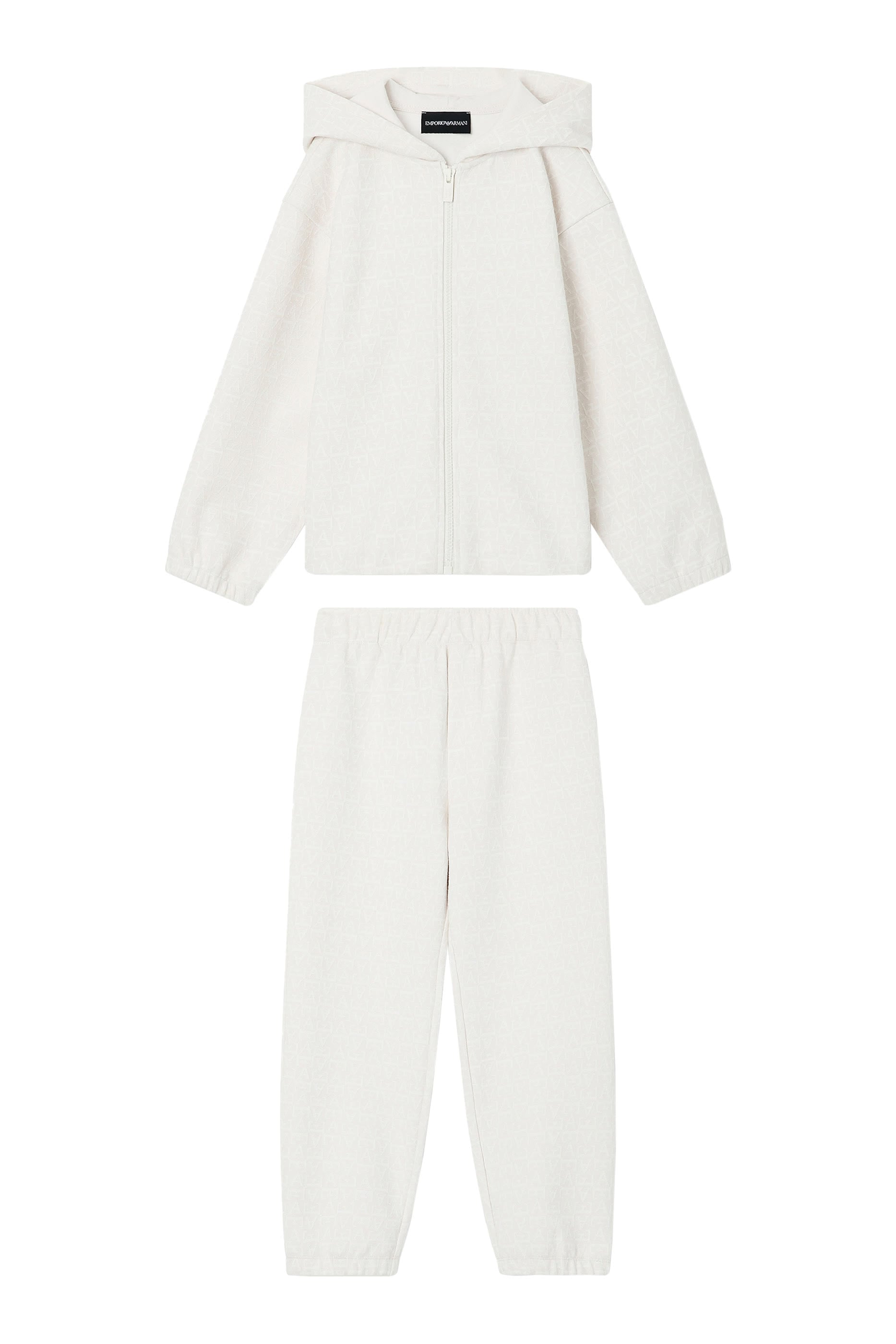 Kids Embossed Logo Tracksuit Set