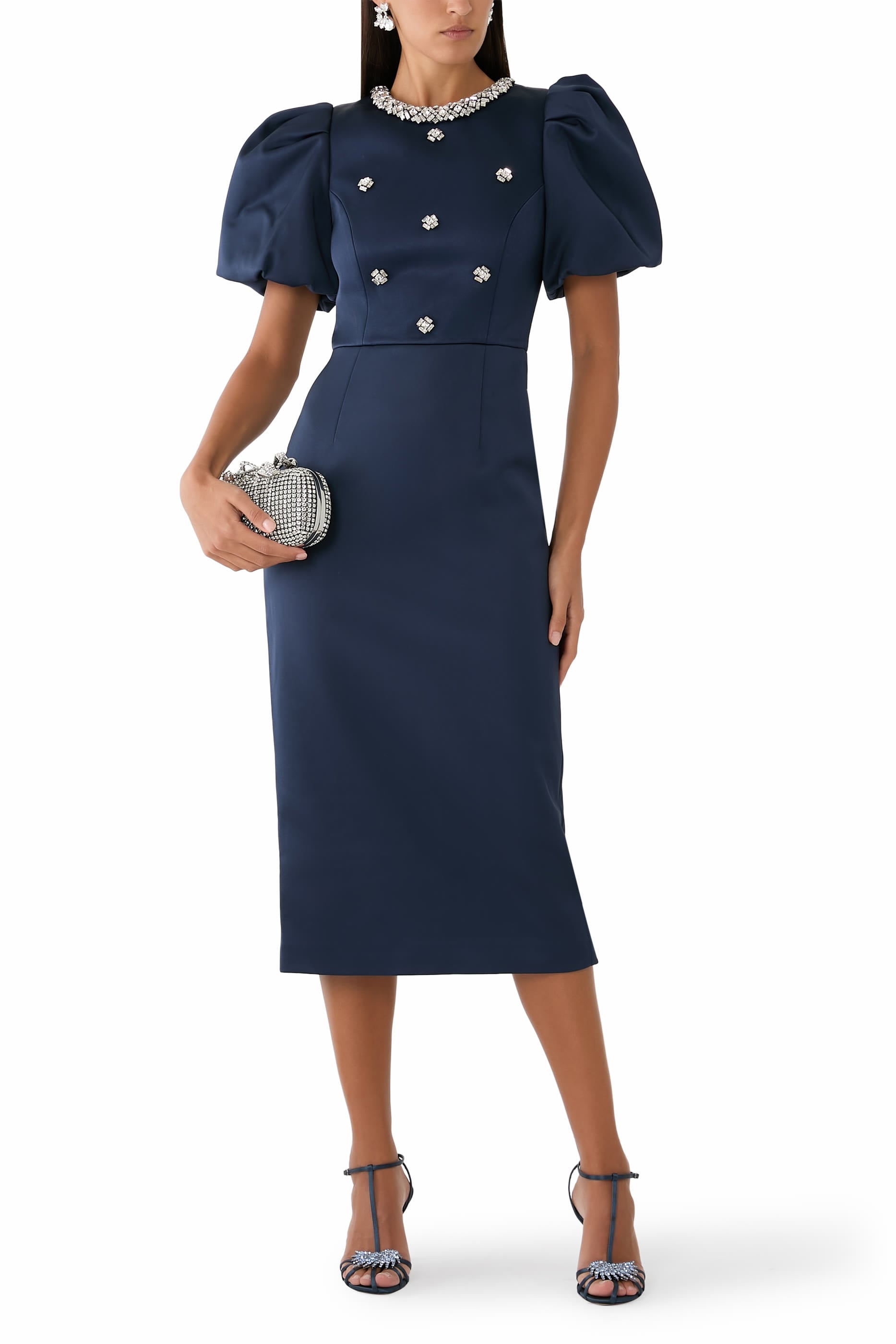 Ayla Short Sleeve Midi Dress