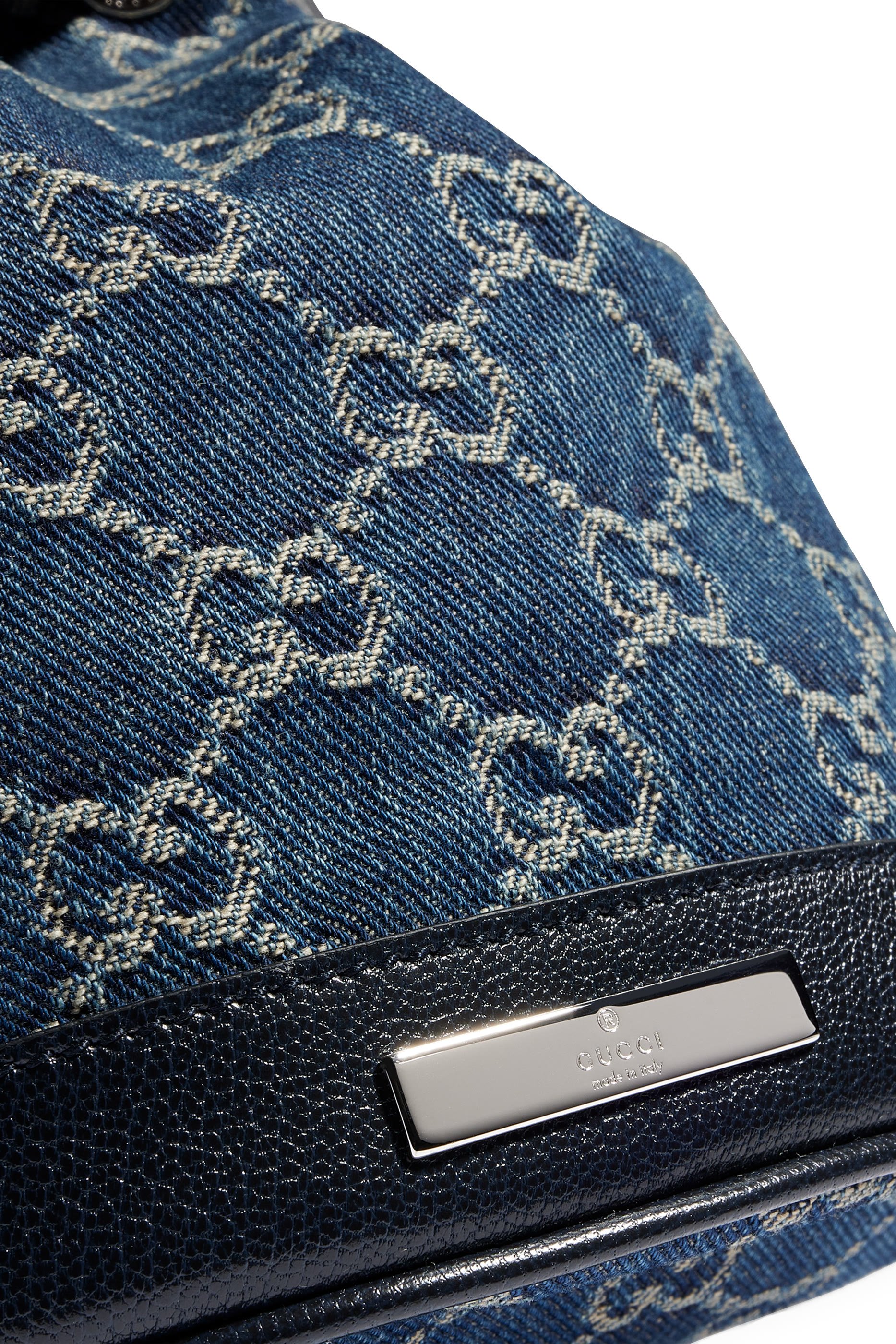  Mini Bucket Bag with Logo Plaque