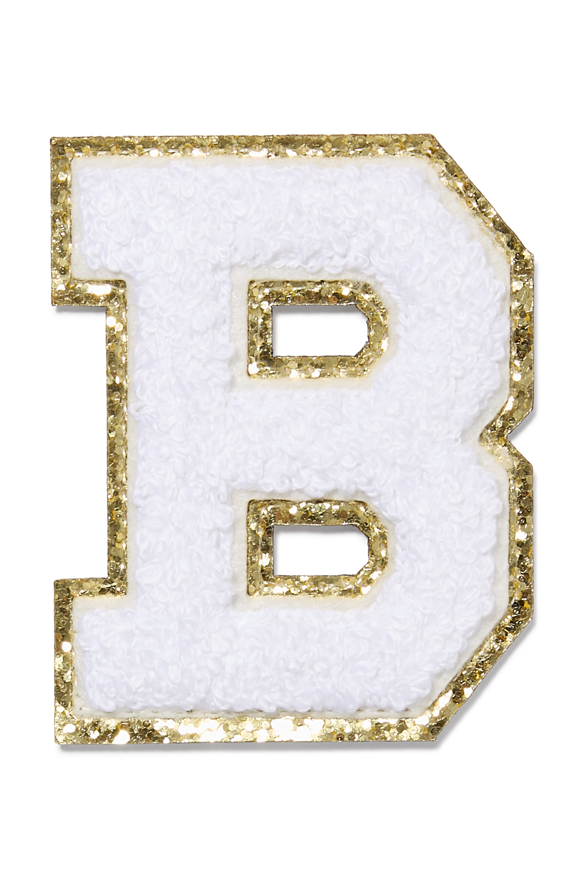 Kids Chenille Sparkle Letter 'B' Patch
