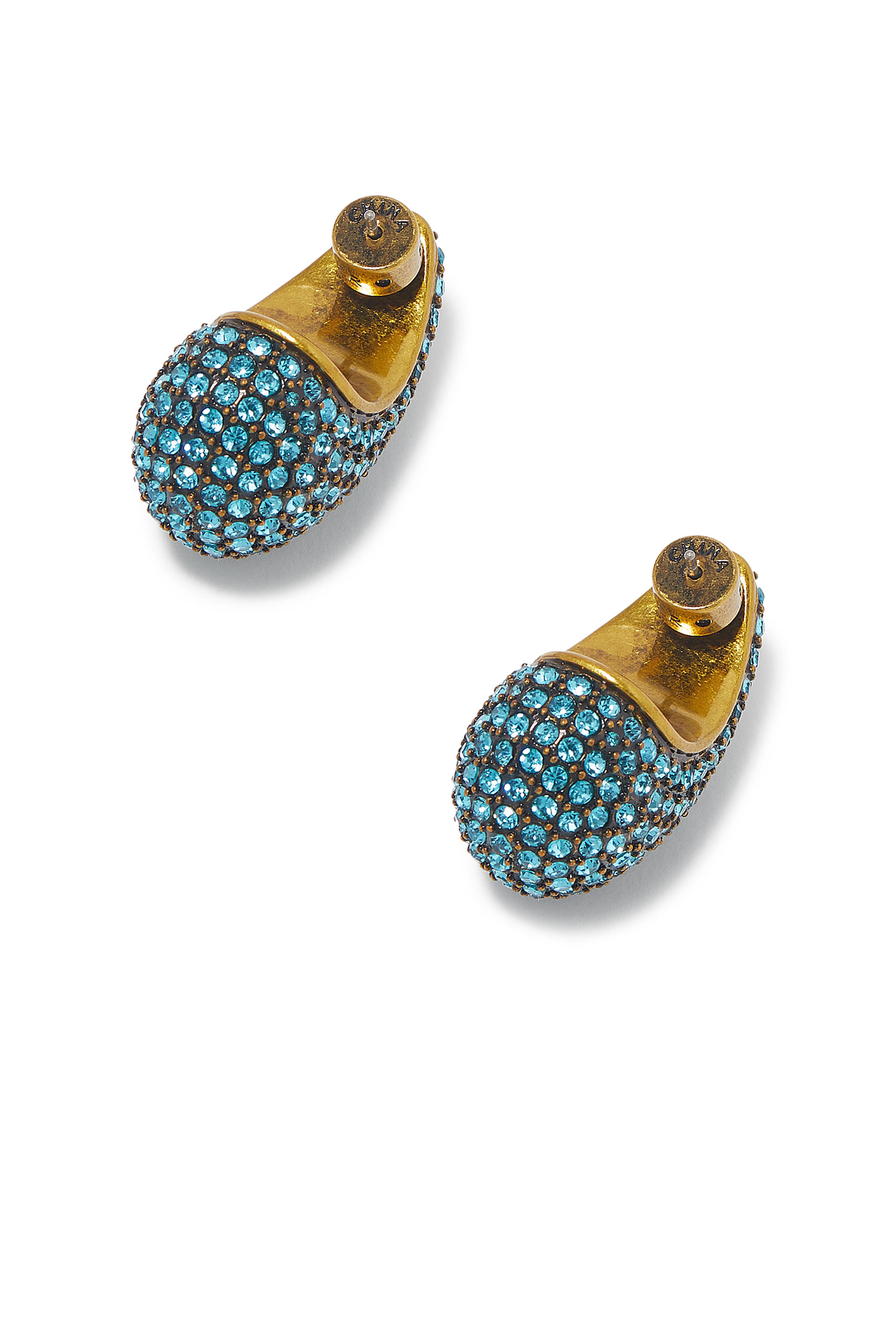 Pave Dome Earrings