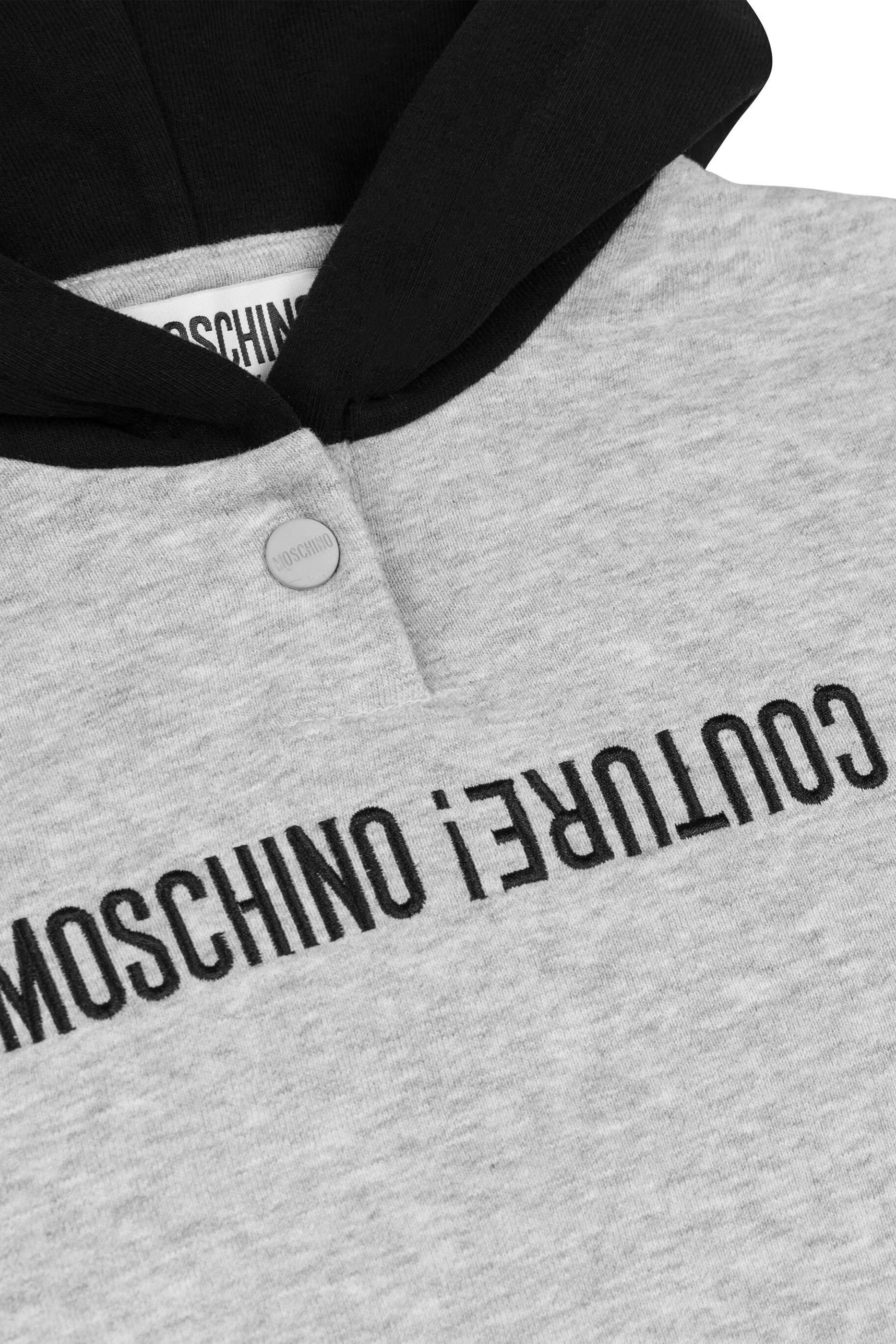 Kids Upside Down Logo-Print Hoodie