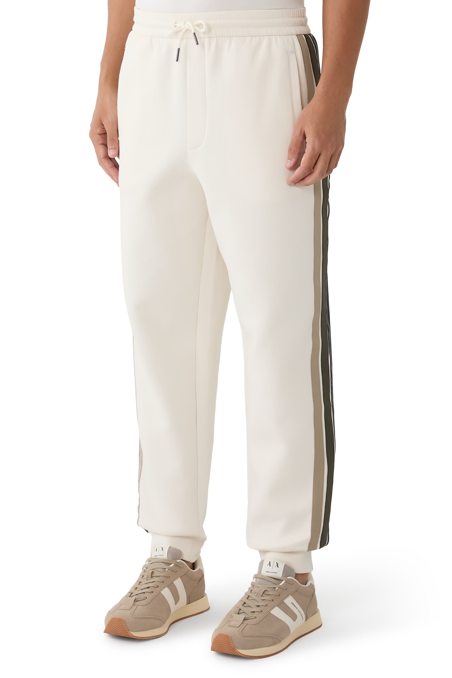 AX Logo Structured Sweatpants