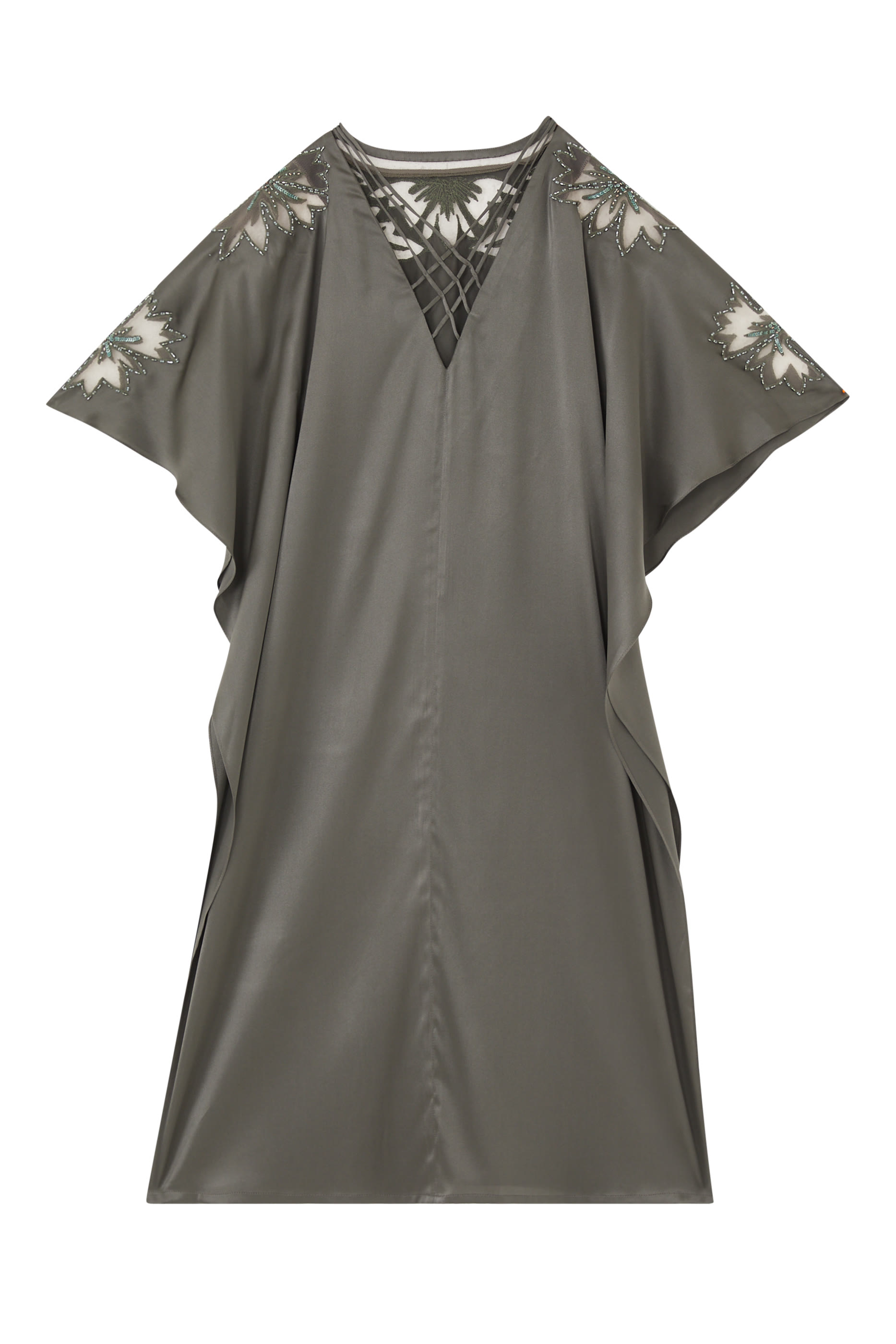 Kids Beaded Kaftan Dress