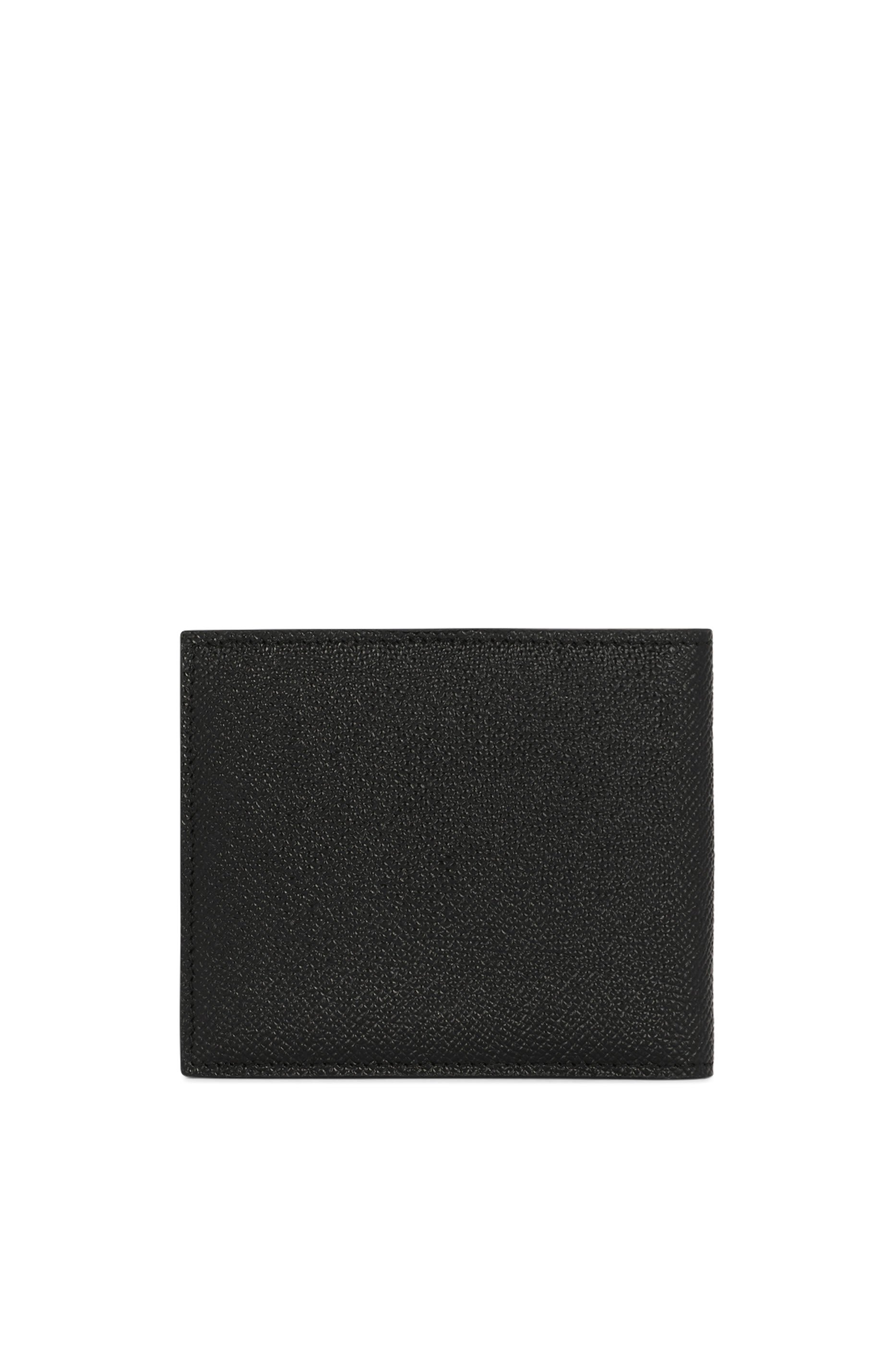 Logo Tag  Calfskin Bifold Wallet