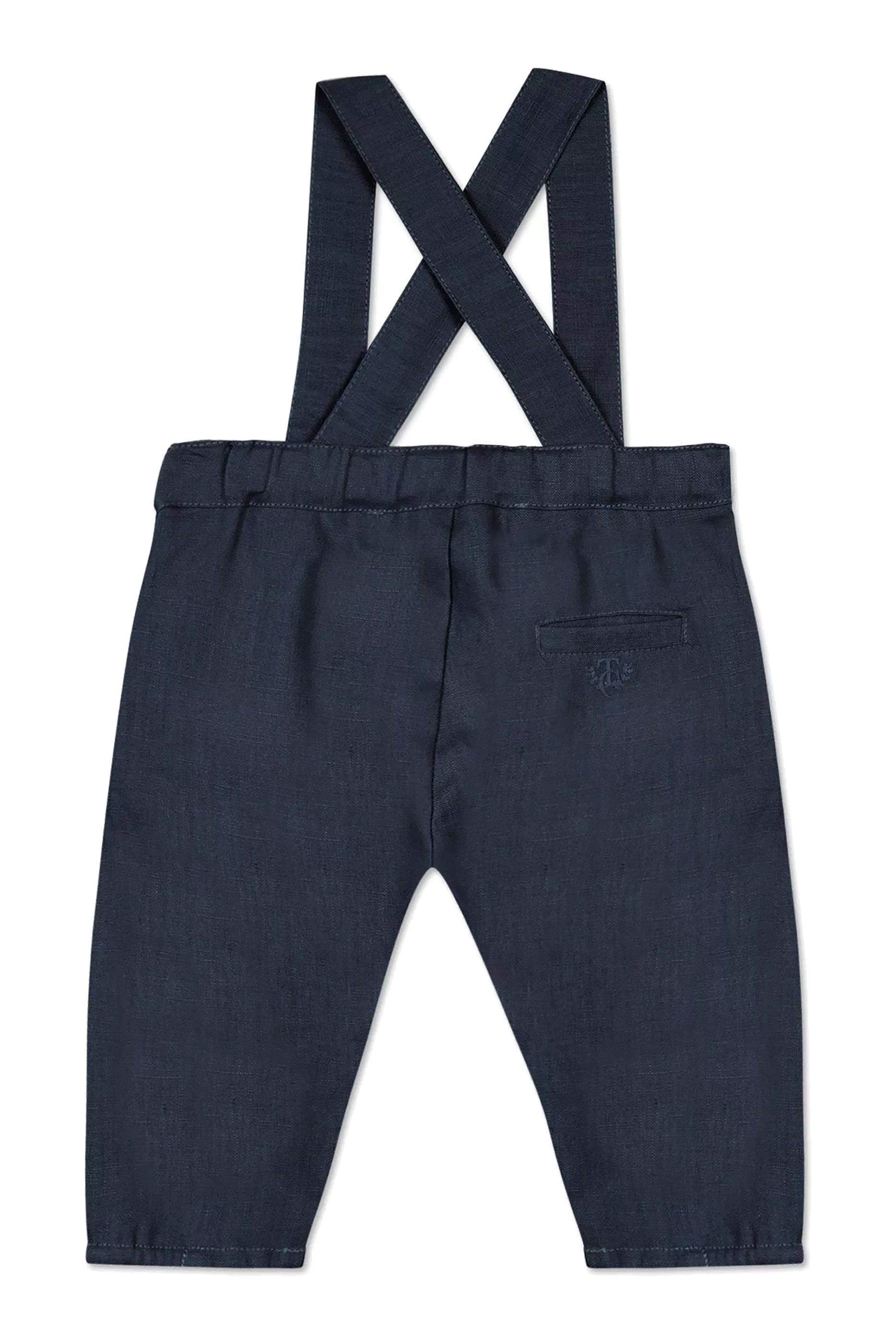 Kids Linen Dungaree